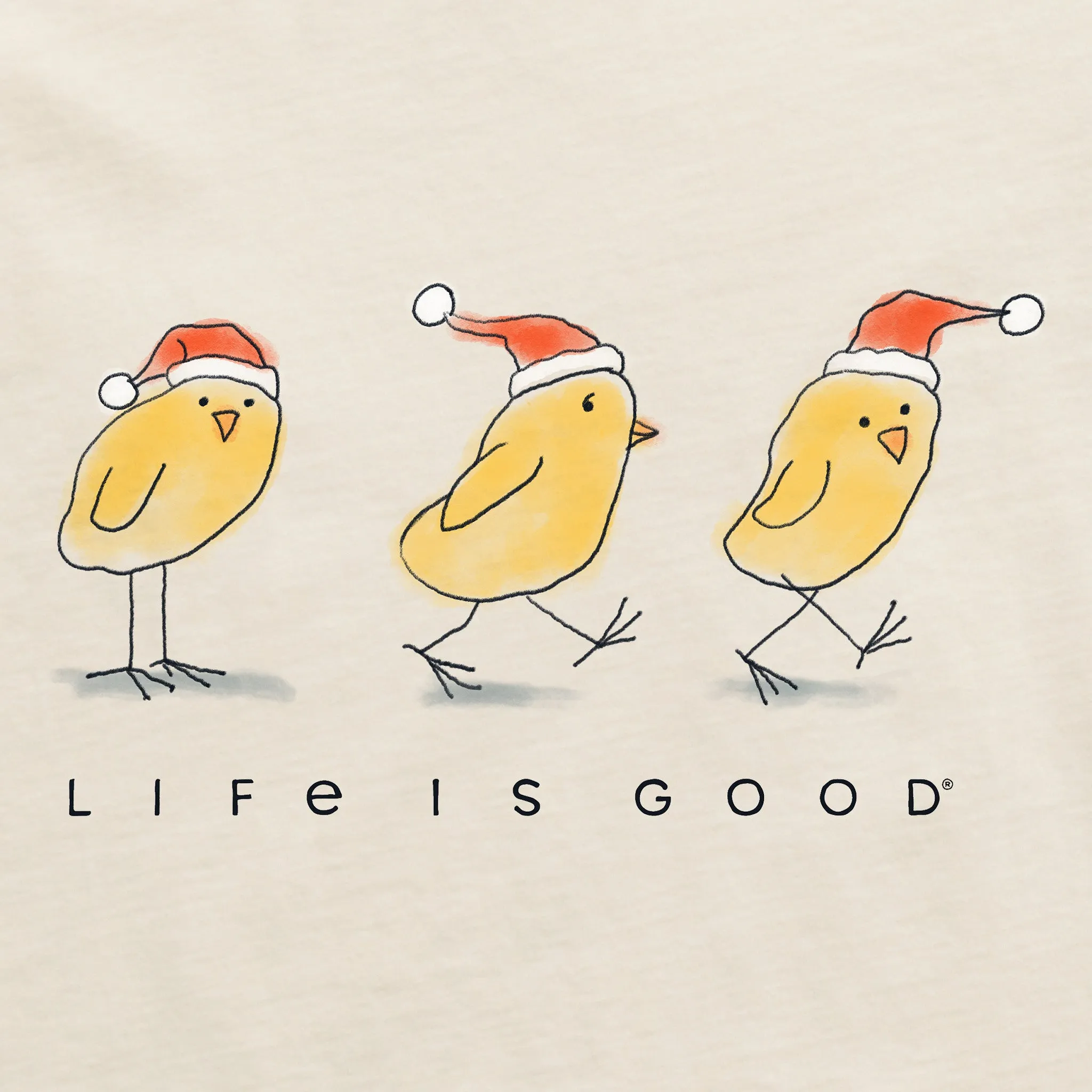 Women's Santa Chicks Short Sleeve Crusher Tee sold by Life is Good product image thumbnail 2