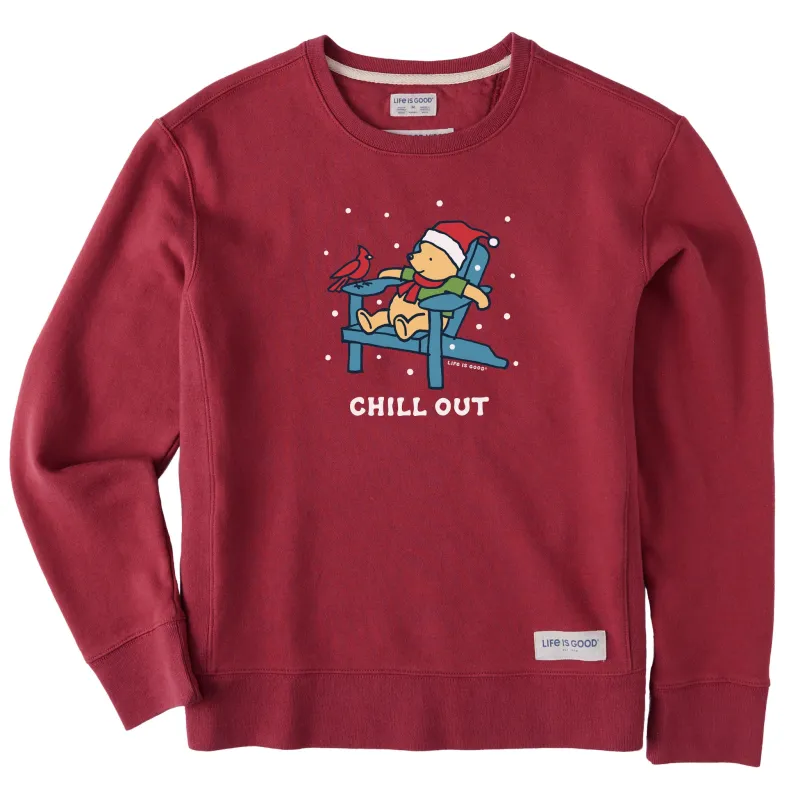 Women's Winnie Chill Out Adirondack Simply True Fleece Crew sold by Life is Good