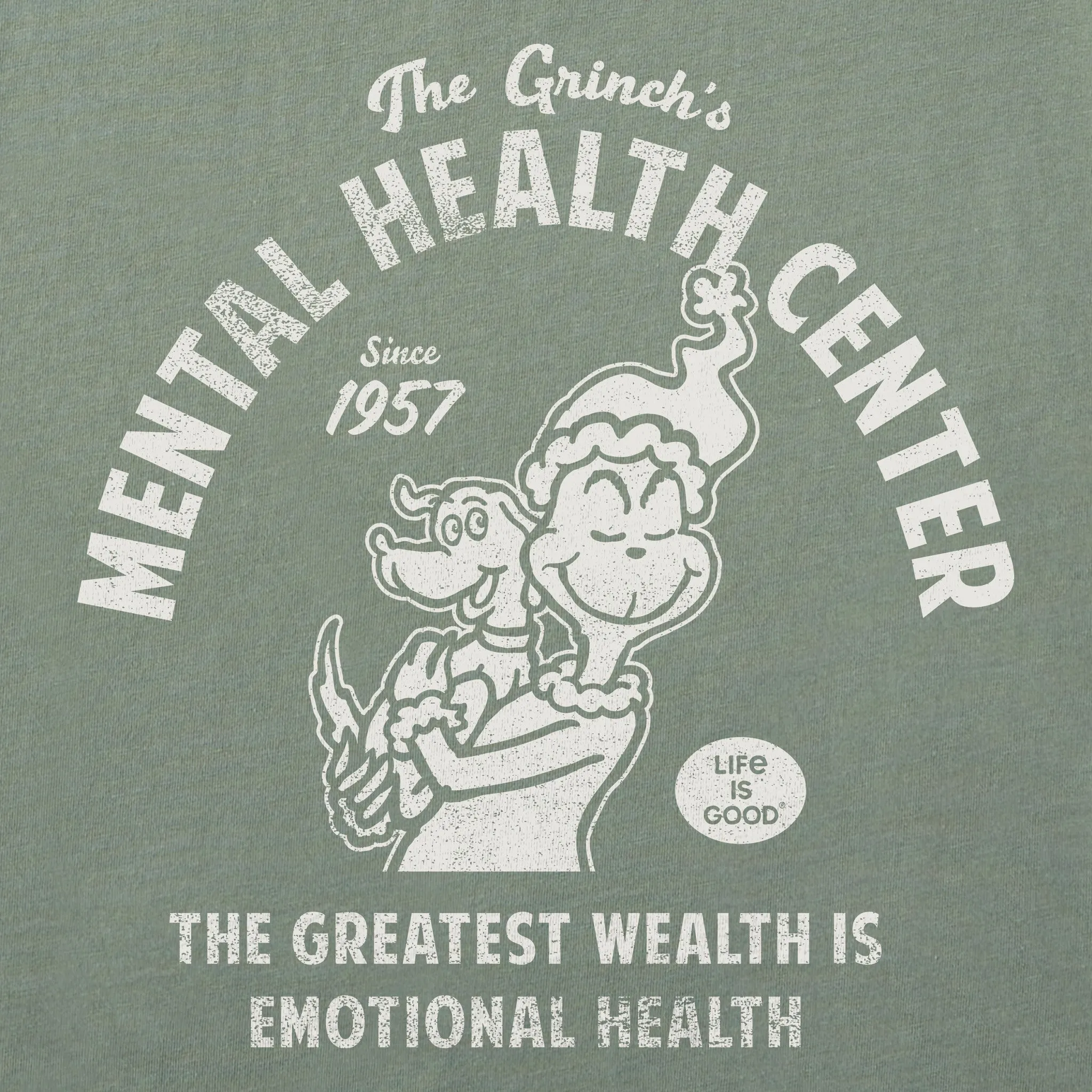 Women's Grinch Max Mental Health Center Short Sleeve Crusher Tee sold by Life is Good product image thumbnail 2