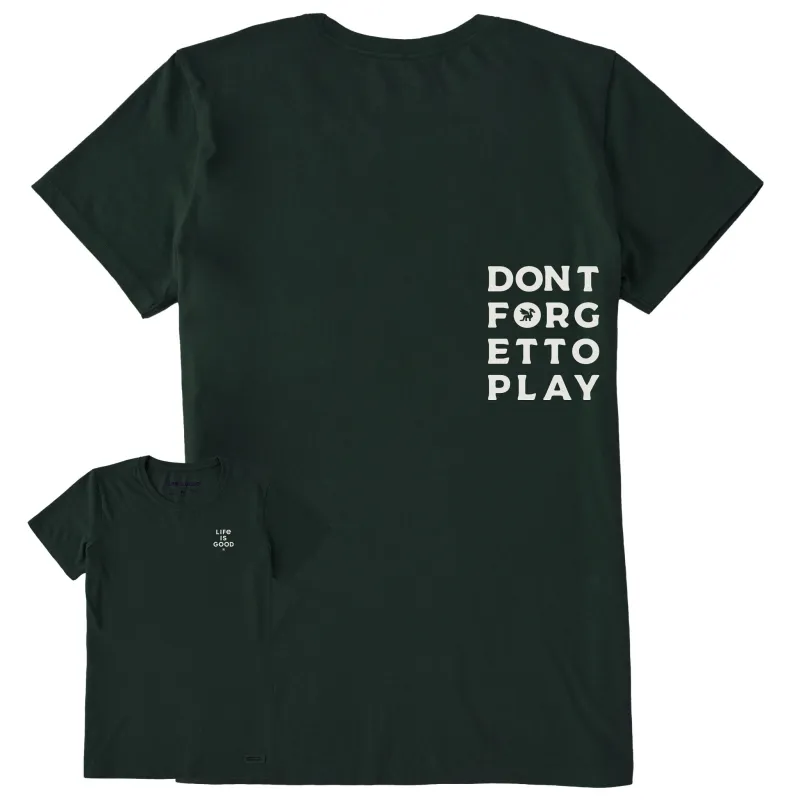 Women's Bert's Play Short Sleeve Crusher Tee sold by Life is Good