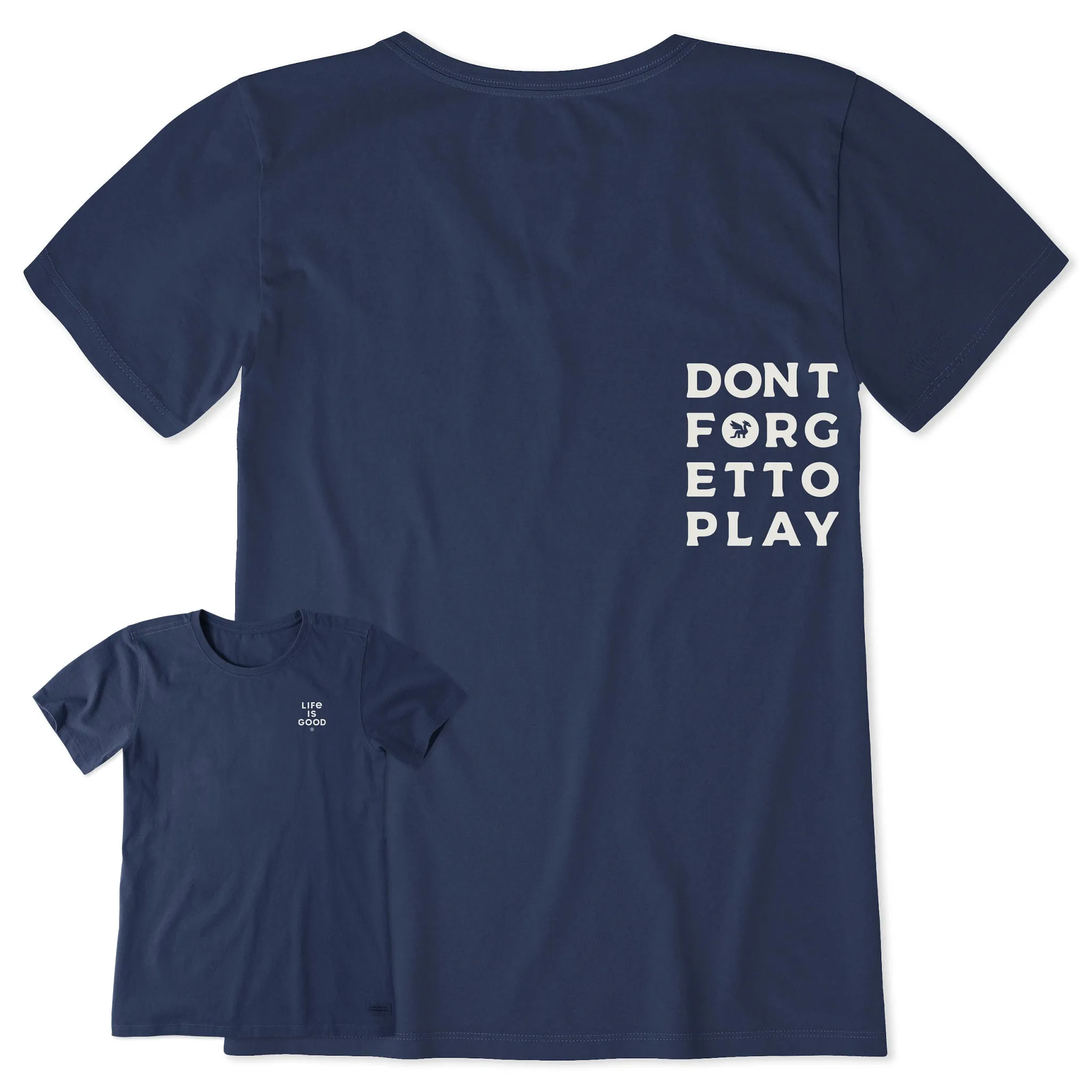 Women's Bert's Play Short Sleeve Crusher Tee sold by Life is Good