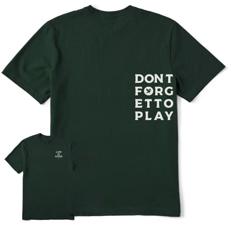 Men's Bert's Play Short Sleeve Crusher Tee sold by Life is Good