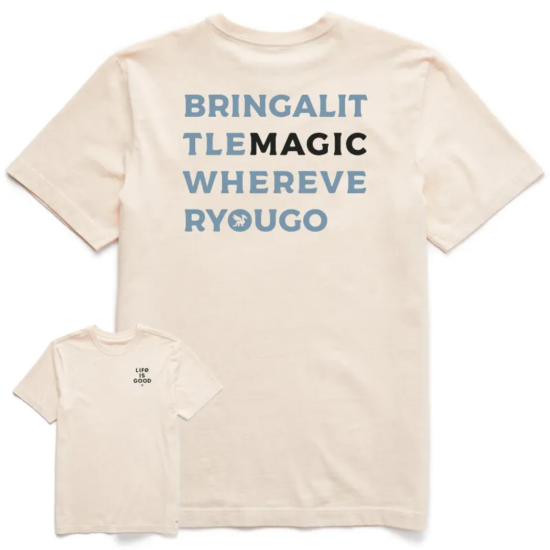 Men's Bert's Magic Short Sleeve Crusher Tee sold by Life is Good