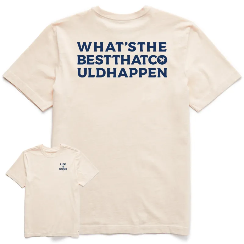 Men's Bert's Best Short Sleeve Crusher Tee sold by Life is Good