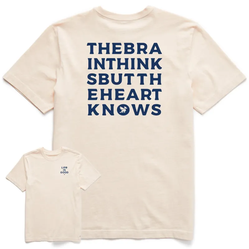 Men's Bert's Brain Short Sleeve Crusher Tee sold by Life is Good