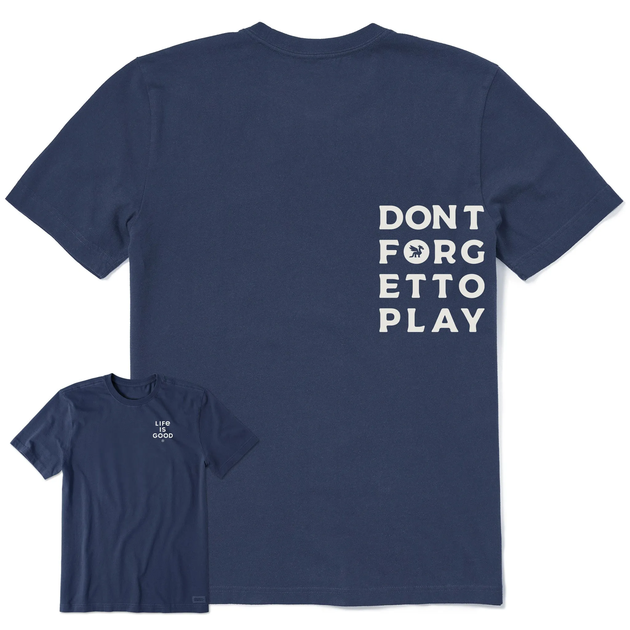 Men's Bert's Play Short Sleeve Crusher Tee sold by Life is Good