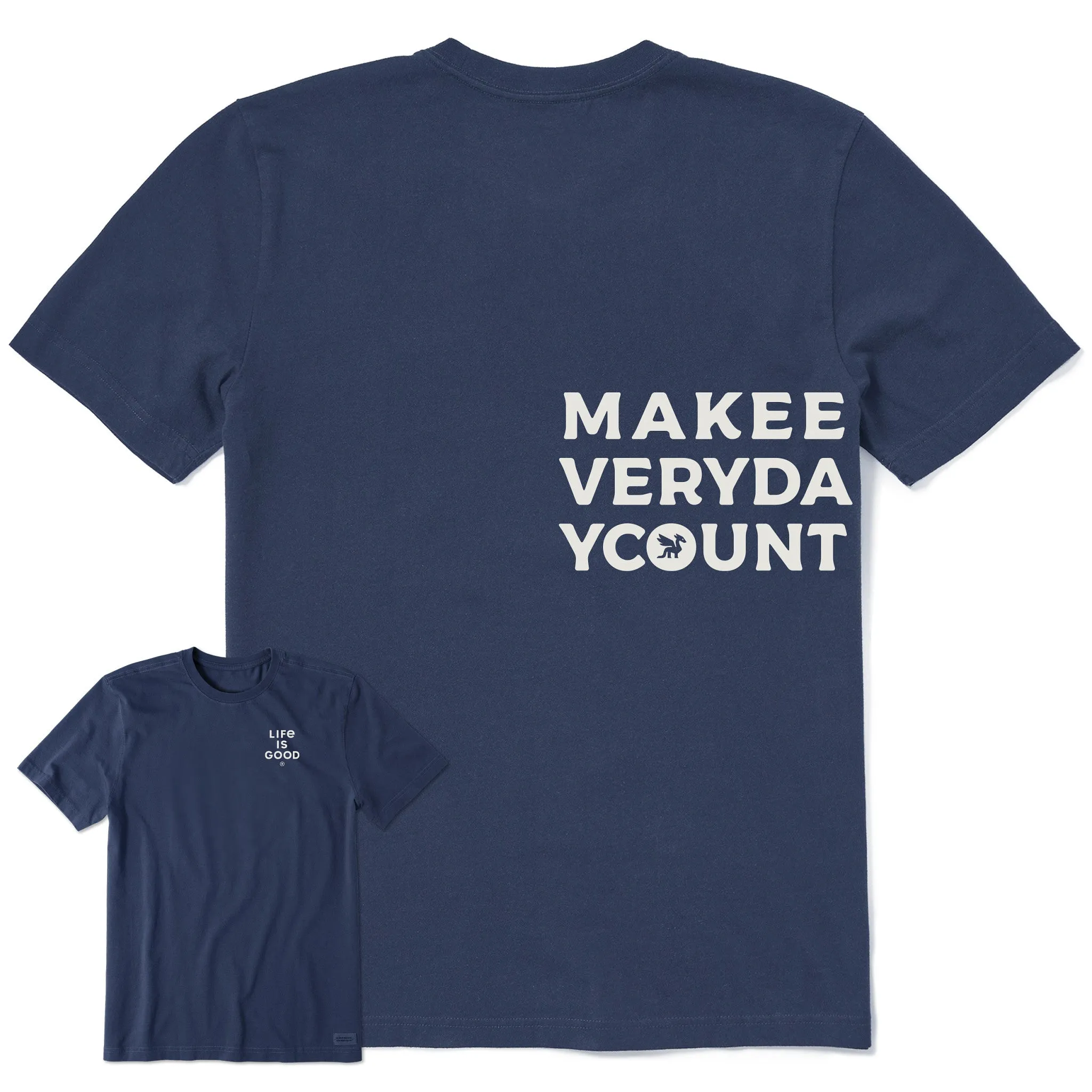 Men's Bert's Everyday Short Sleeve Crusher Tee sold by Life is Good