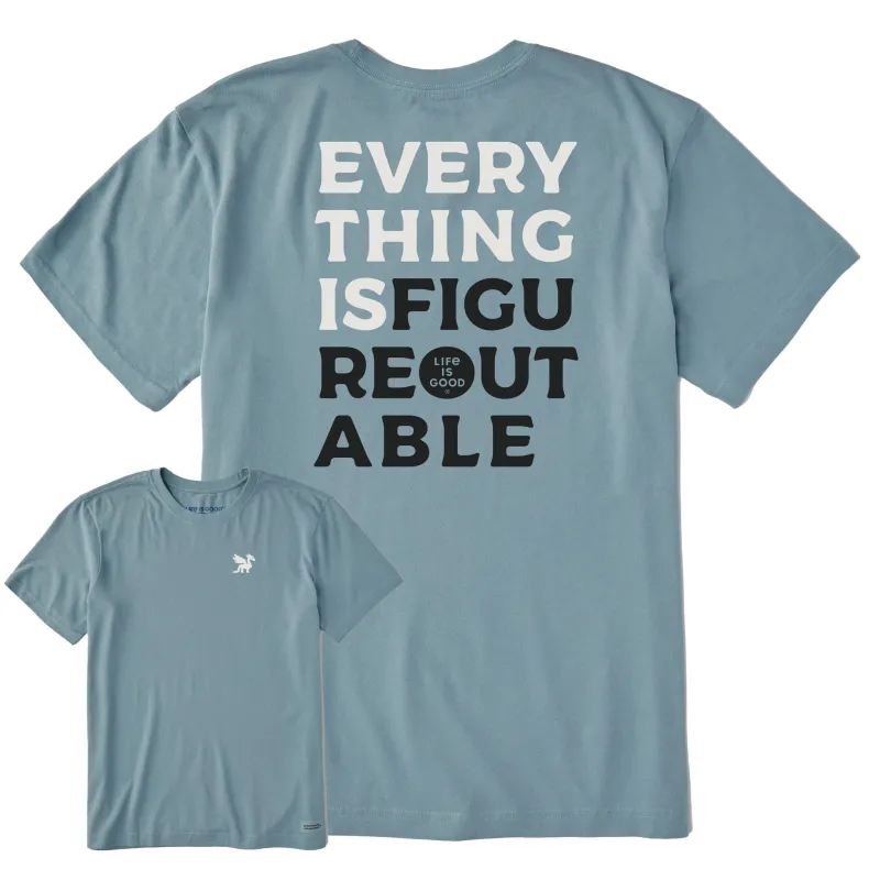 Men's Bert's Everything Short Sleeve Crusher Tee sold by Life is Good