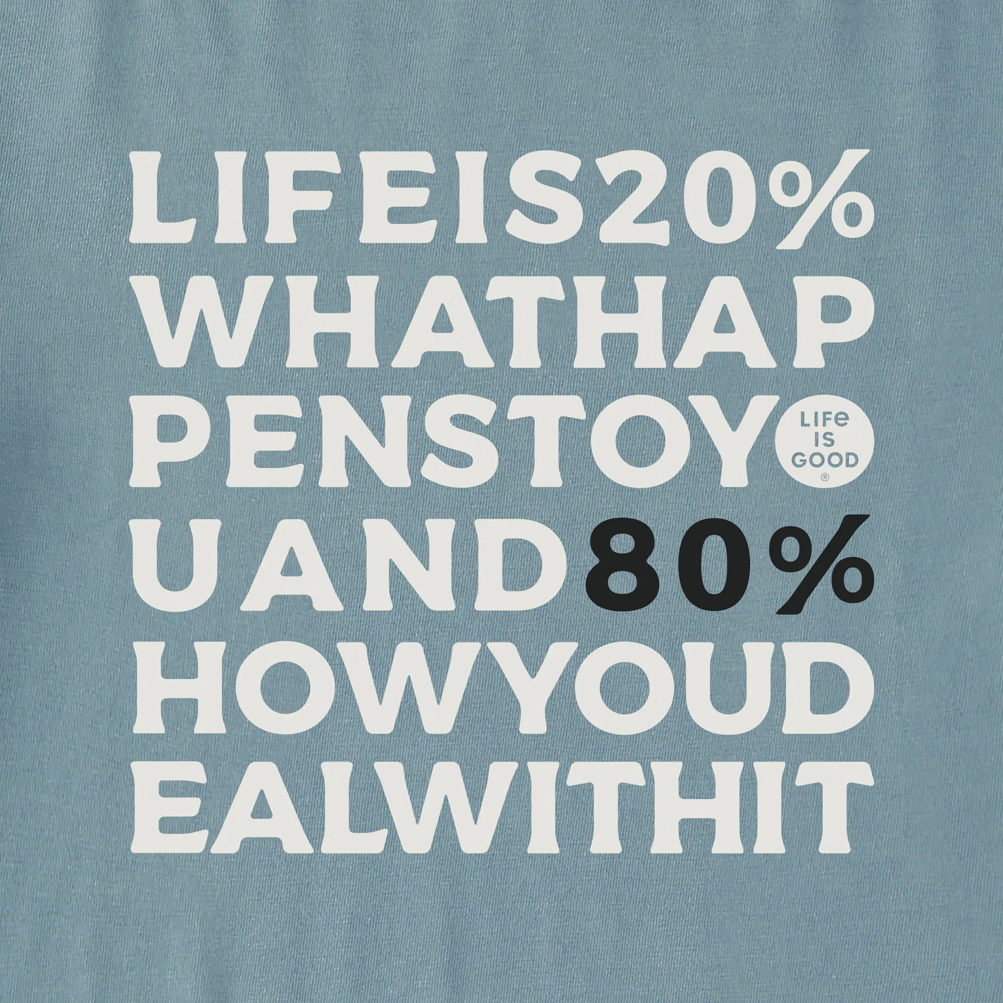 Men's Bert's 80% Short Sleeve Crusher Tee sold by Life is Good product image thumbnail 2