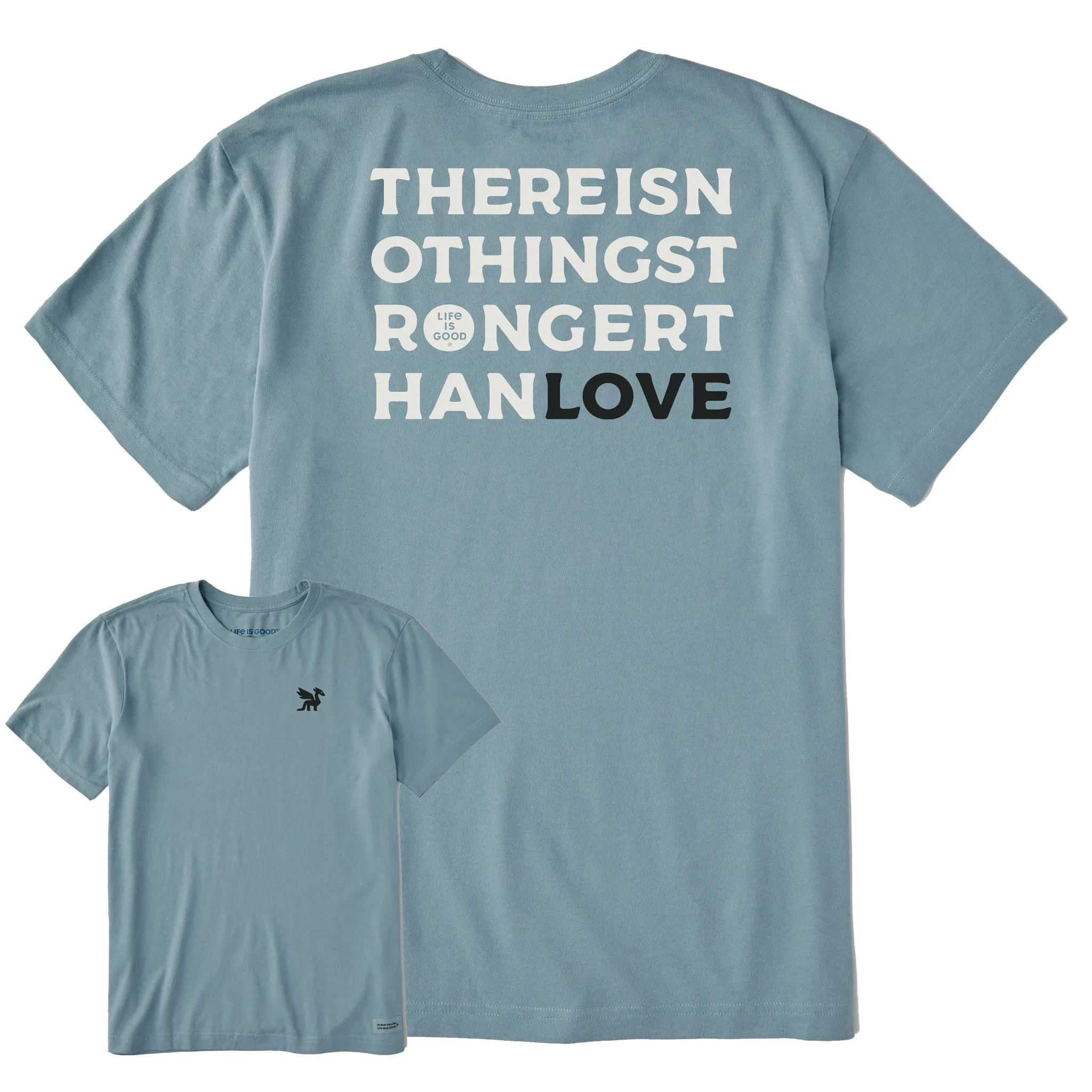 Men's Bert's Stronger Short Sleeve Crusher Tee sold by Life is Good