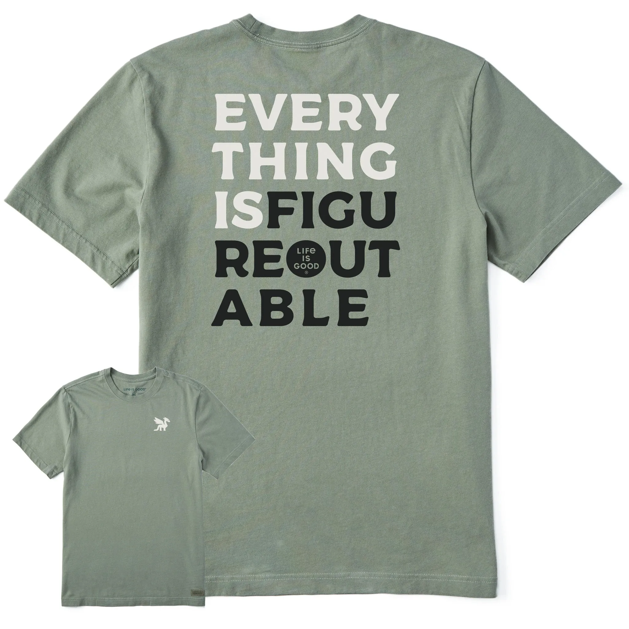 Men's Bert's Everything Short Sleeve Crusher Tee sold by Life is Good