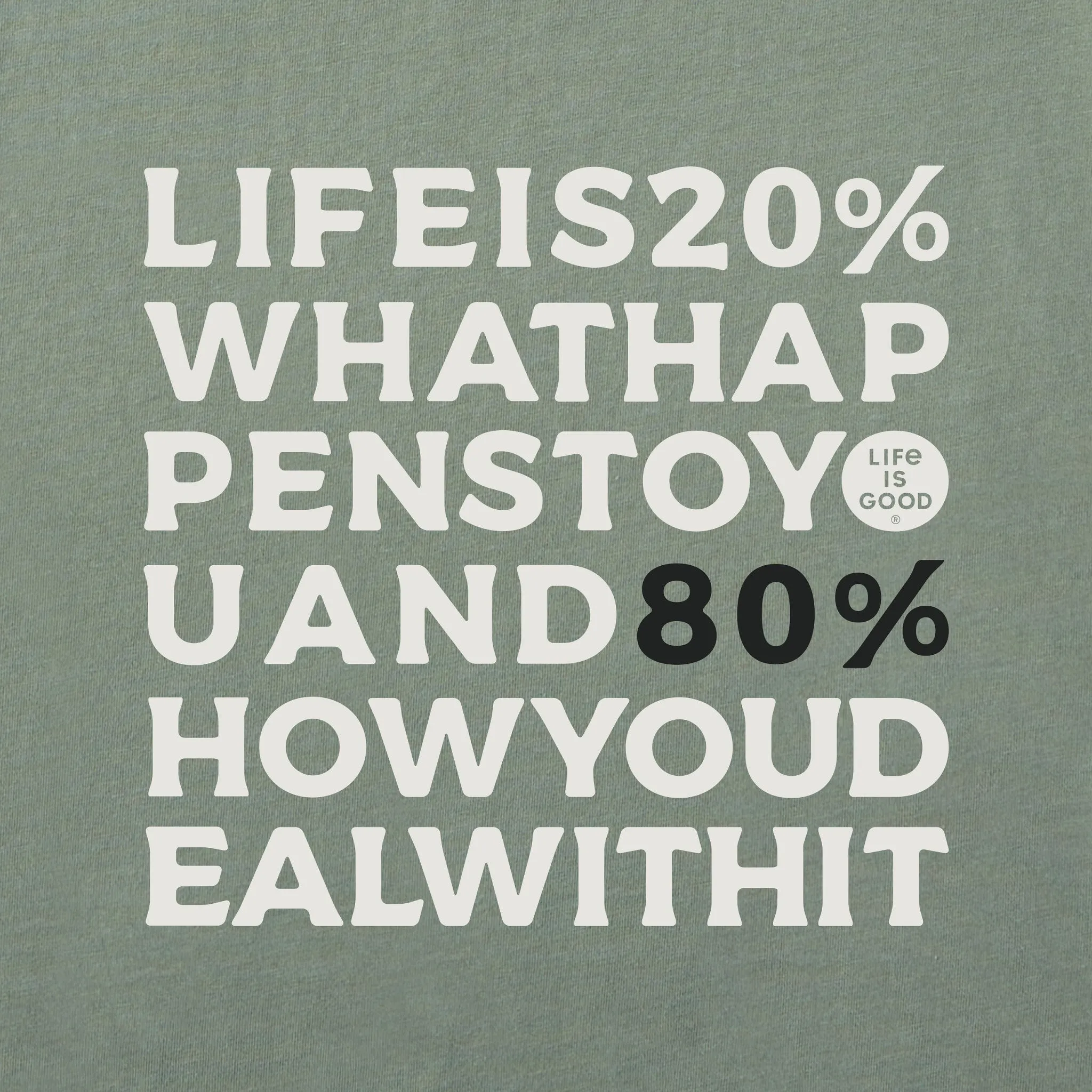 Men's Bert's 80% Short Sleeve Crusher Tee sold by Life is Good product image thumbnail 2