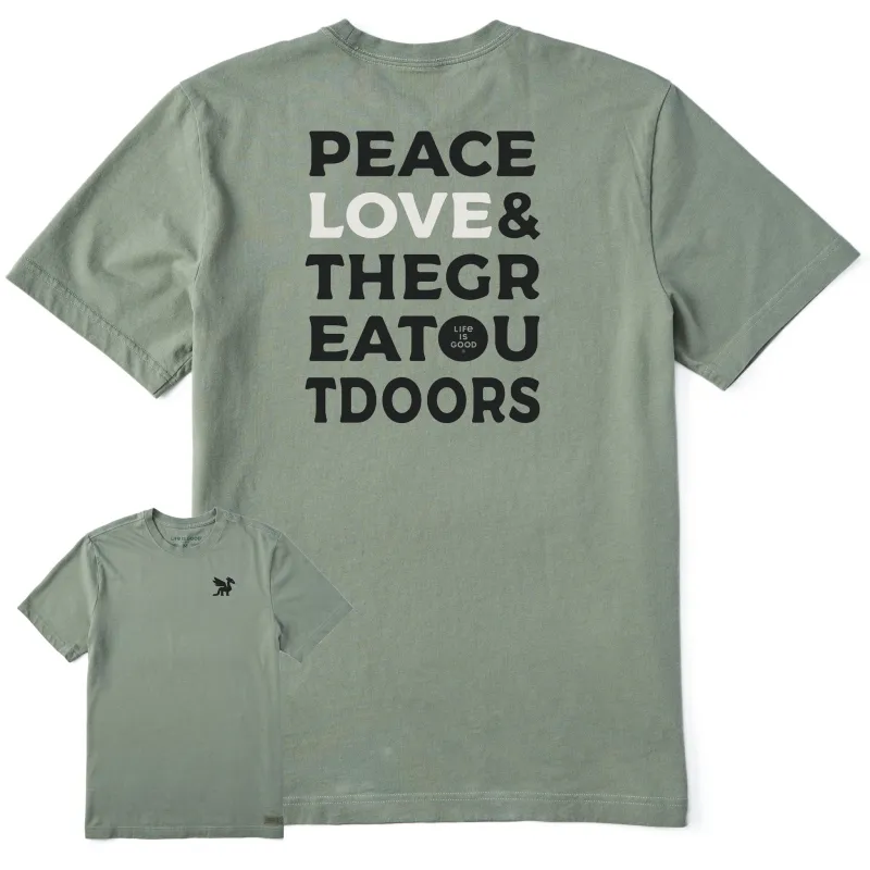 Men's Bert's Love Short Sleeve Crusher Tee sold by Life is Good