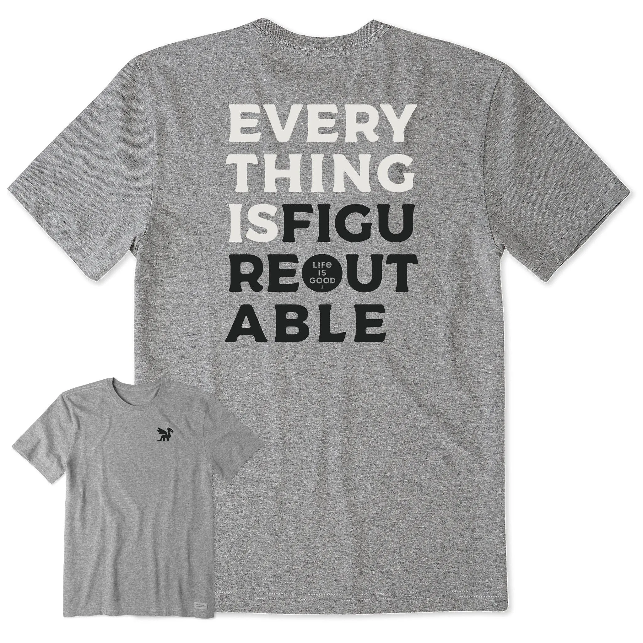 Men's Bert's Everything Short Sleeve Crusher Tee sold by Life is Good