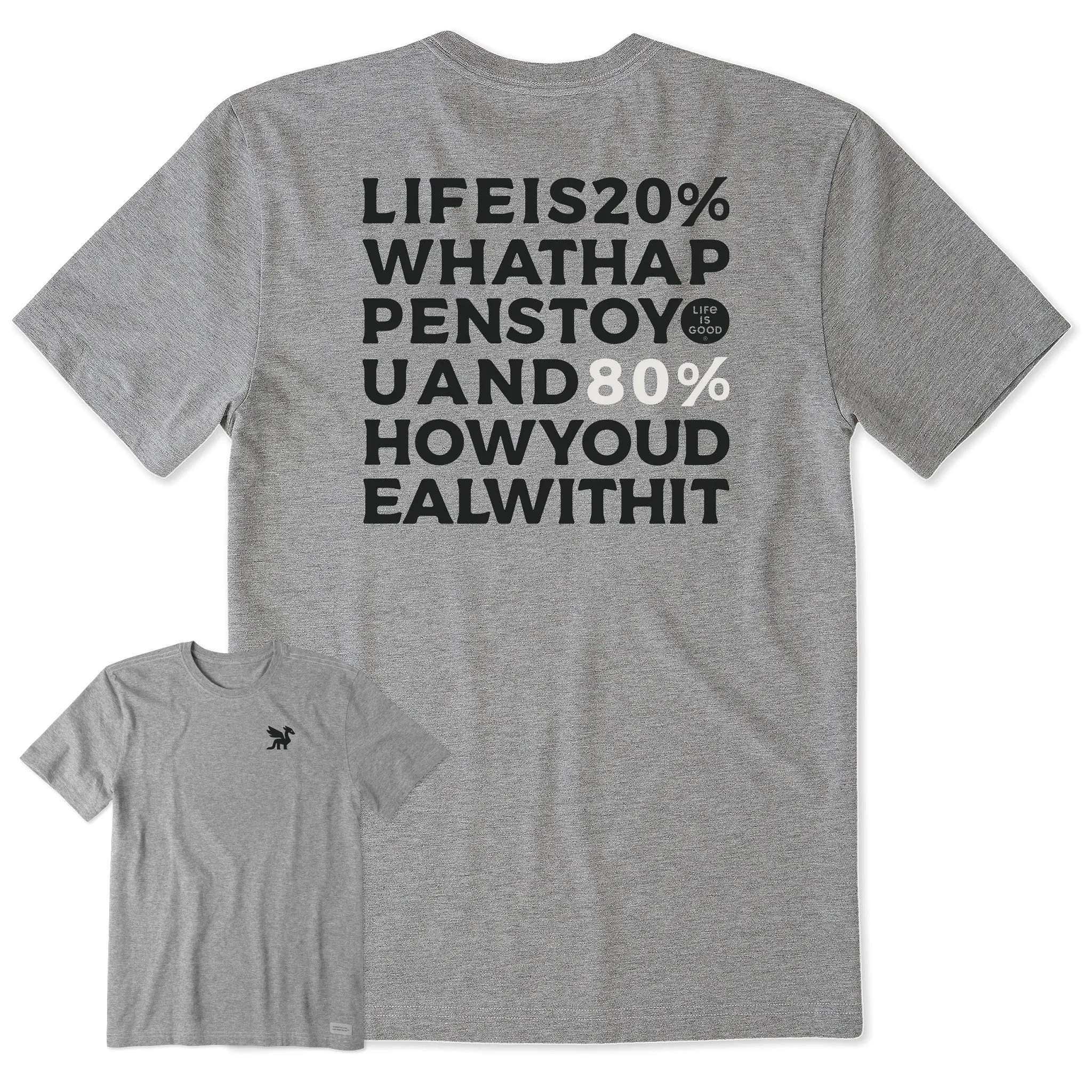Men's Bert's 80% Short Sleeve Crusher Tee sold by Life is Good