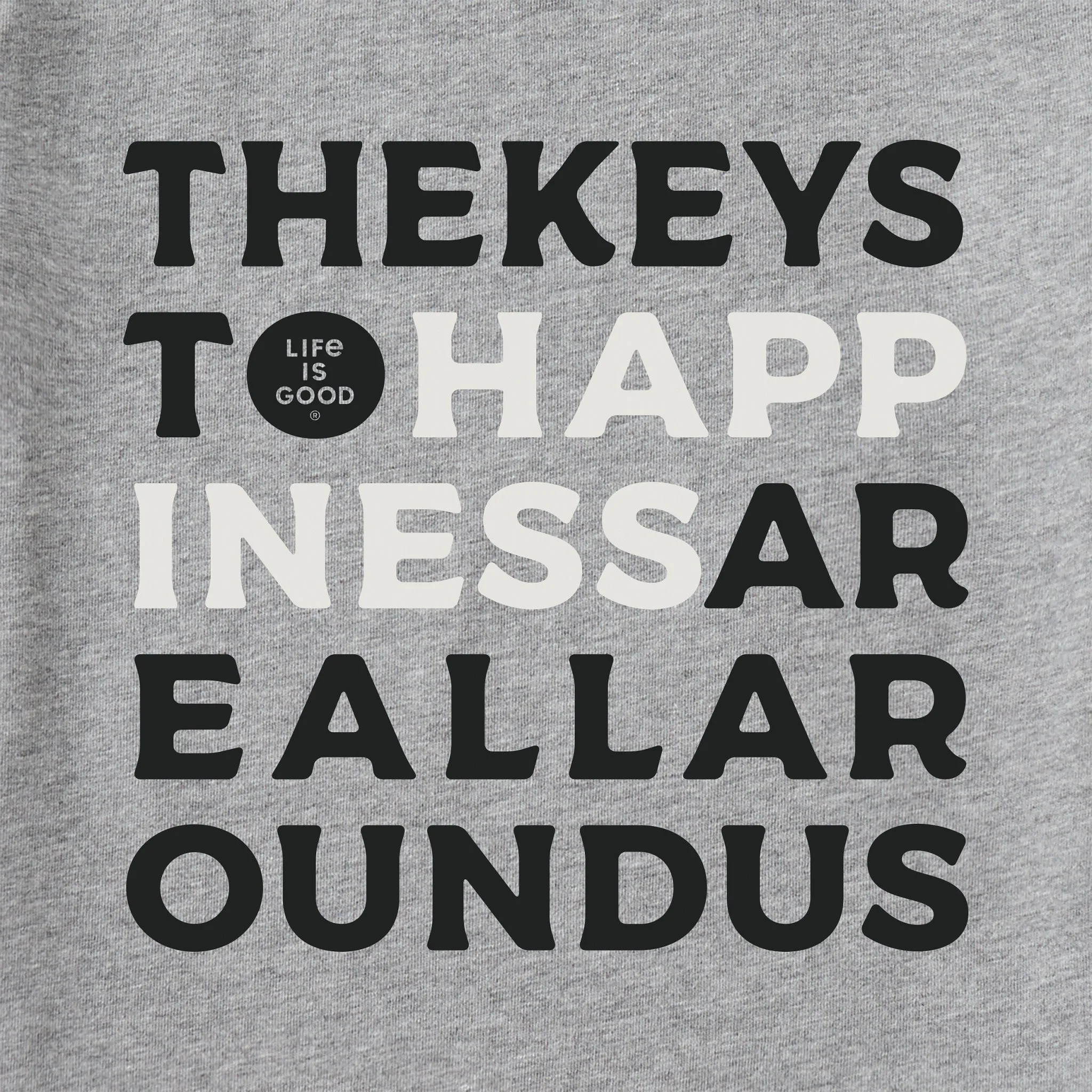 Men's Bert's Keys to Happiness Short Sleeve Crusher Tee sold by Life is Good product image thumbnail 2