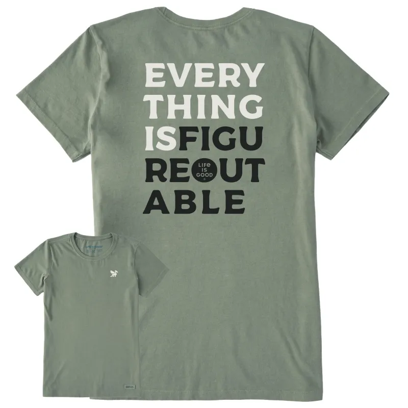 Women's Bert's Everything Short Sleeve Crusher Tee sold by Life is Good