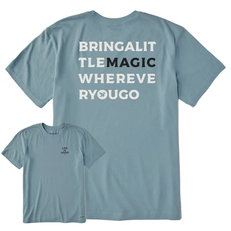 Men's Bert's Magic Short Sleeve Crusher Tee sold by Life is Good