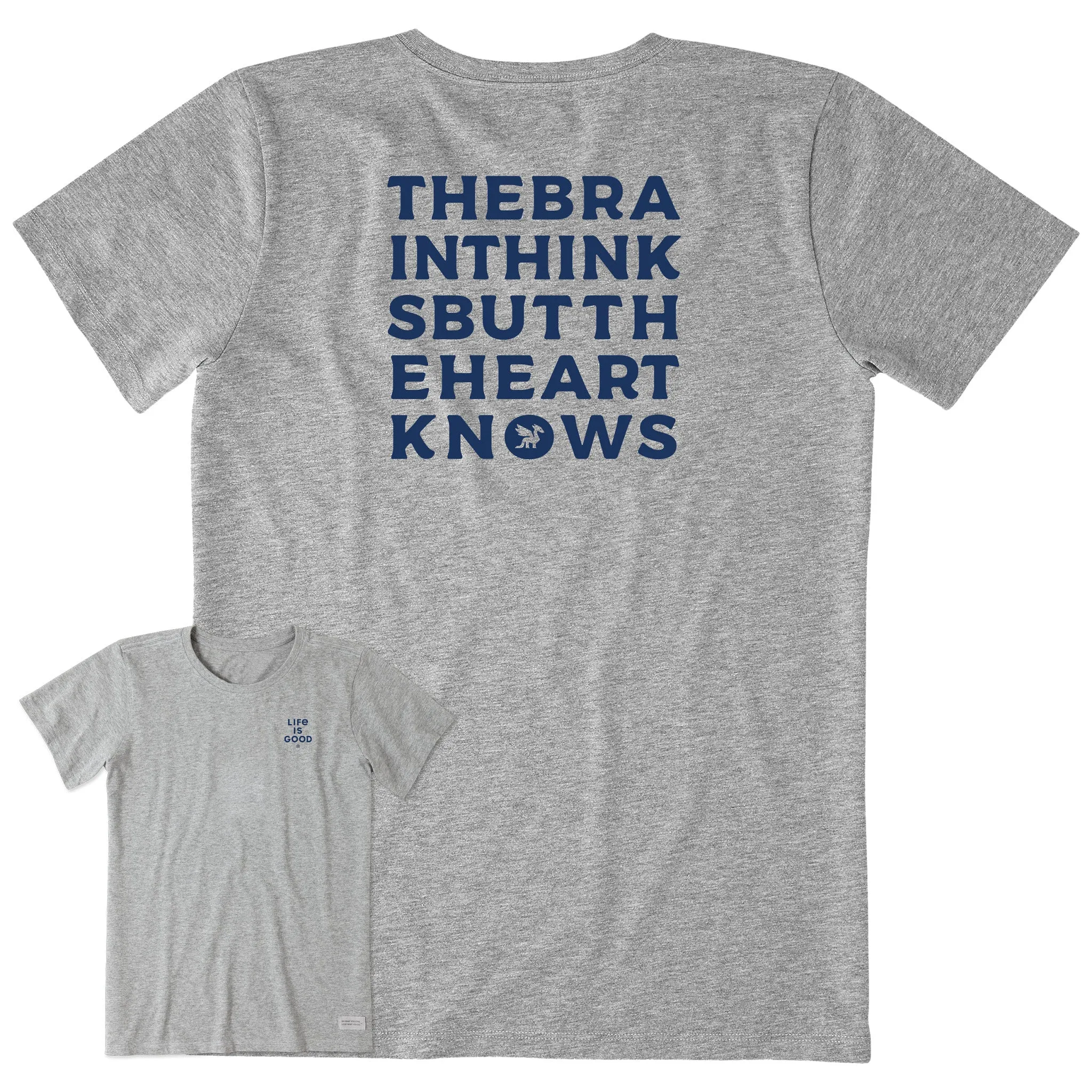 Women's Bert's Brain Short Sleeve Crusher Tee sold by Life is Good