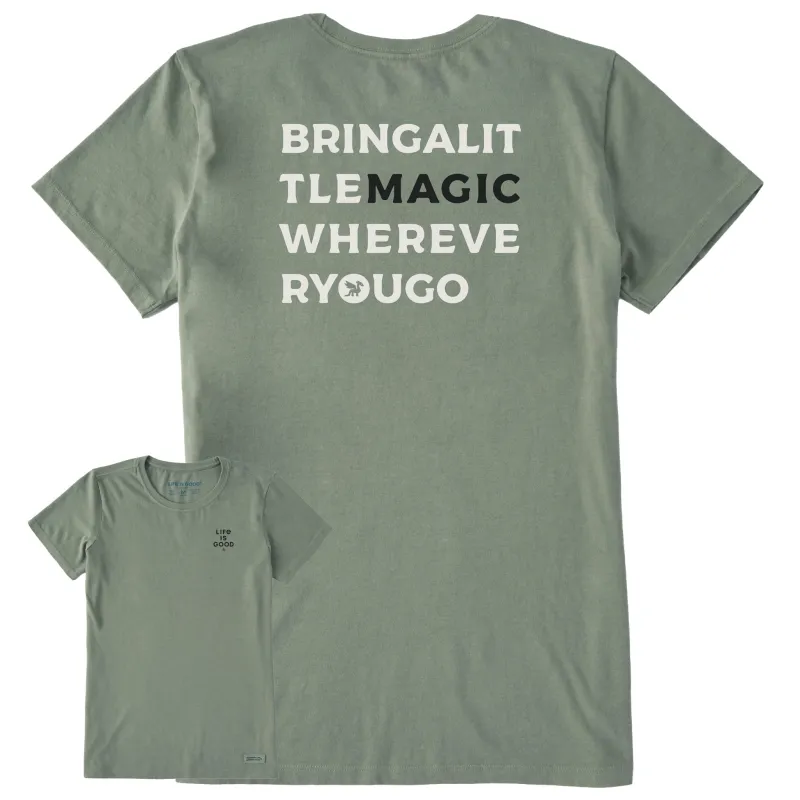 Women's Bert's Magic Short Sleeve Crusher Tee made by Life is Good