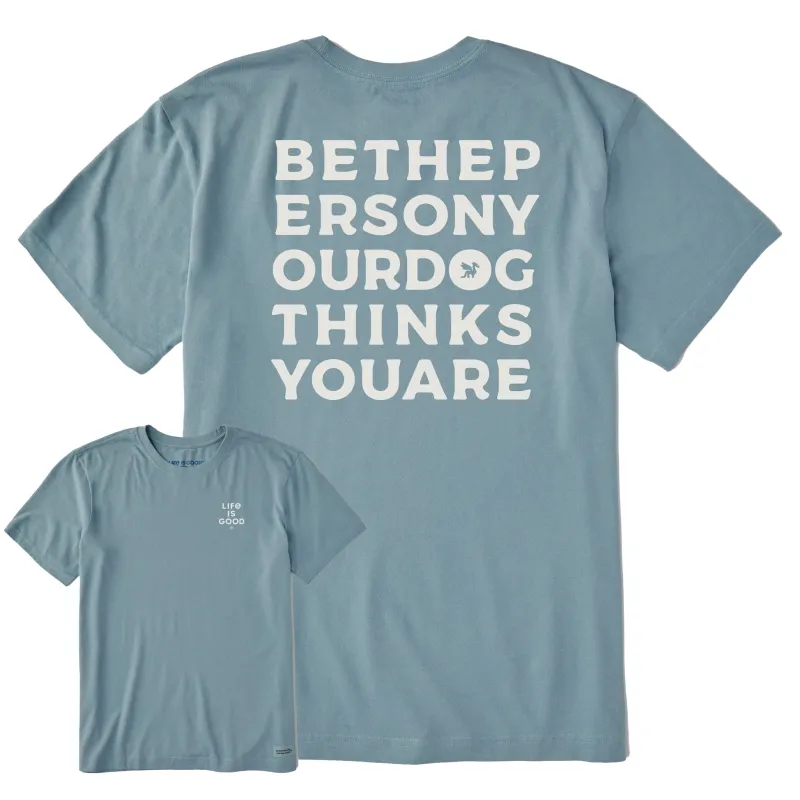 Men's Bert's Be the Person Short Sleeve Crusher Tee sold by Life is Good