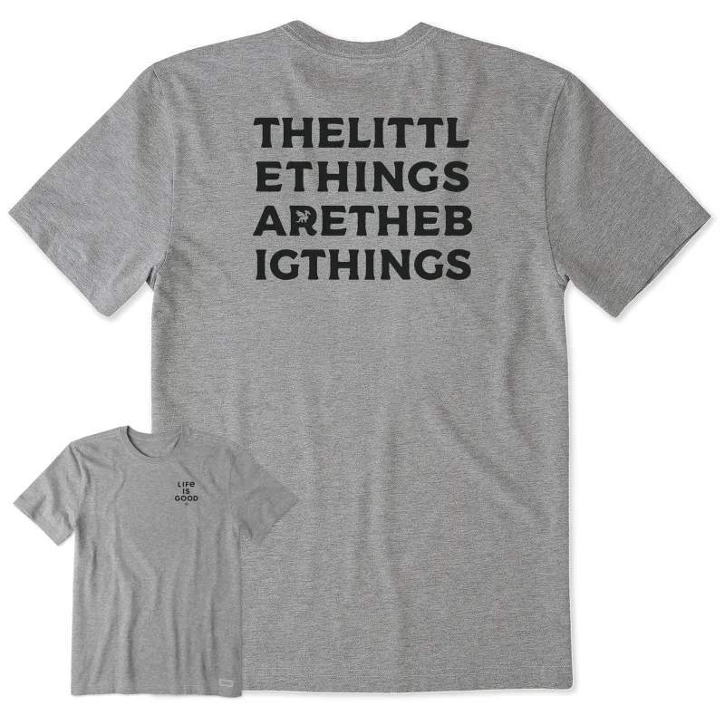 Men's Bert's Big Things Short Sleeve Crusher Tee sold by Life is Good