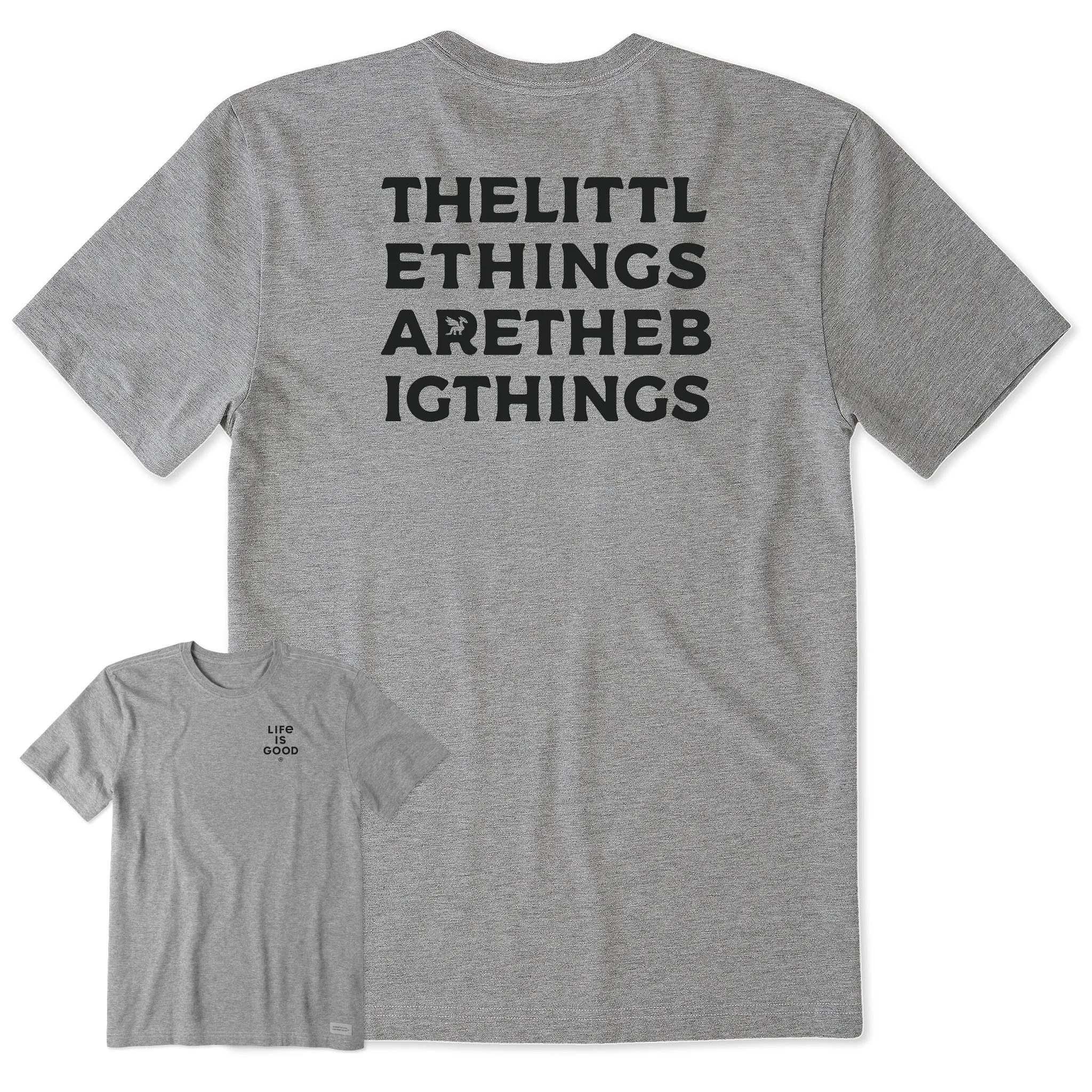 Men's Bert's Big Things Short Sleeve Crusher Tee sold by Life is Good