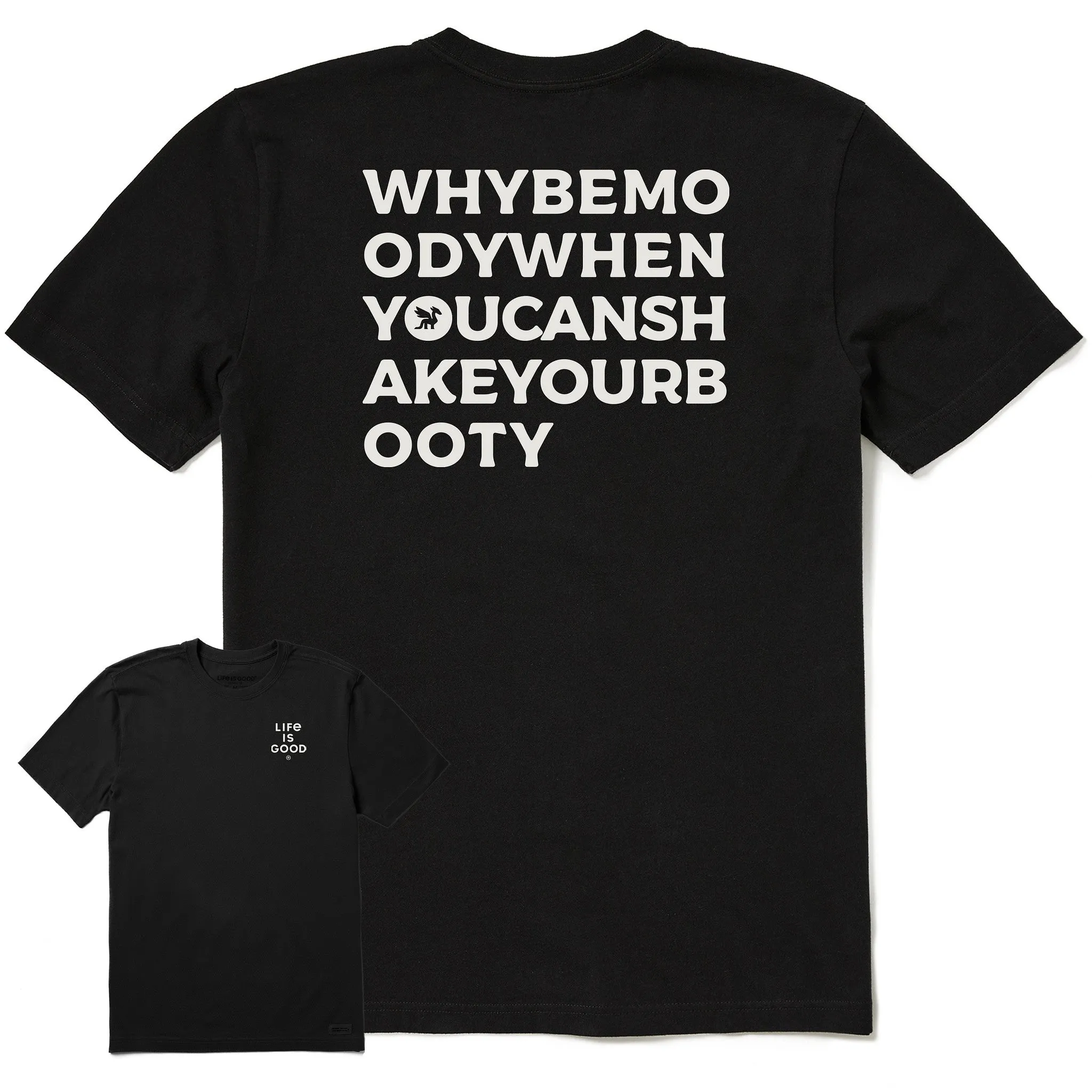 Men's Bert's Booty Short Sleeve Crusher Tee sold by Life is Good