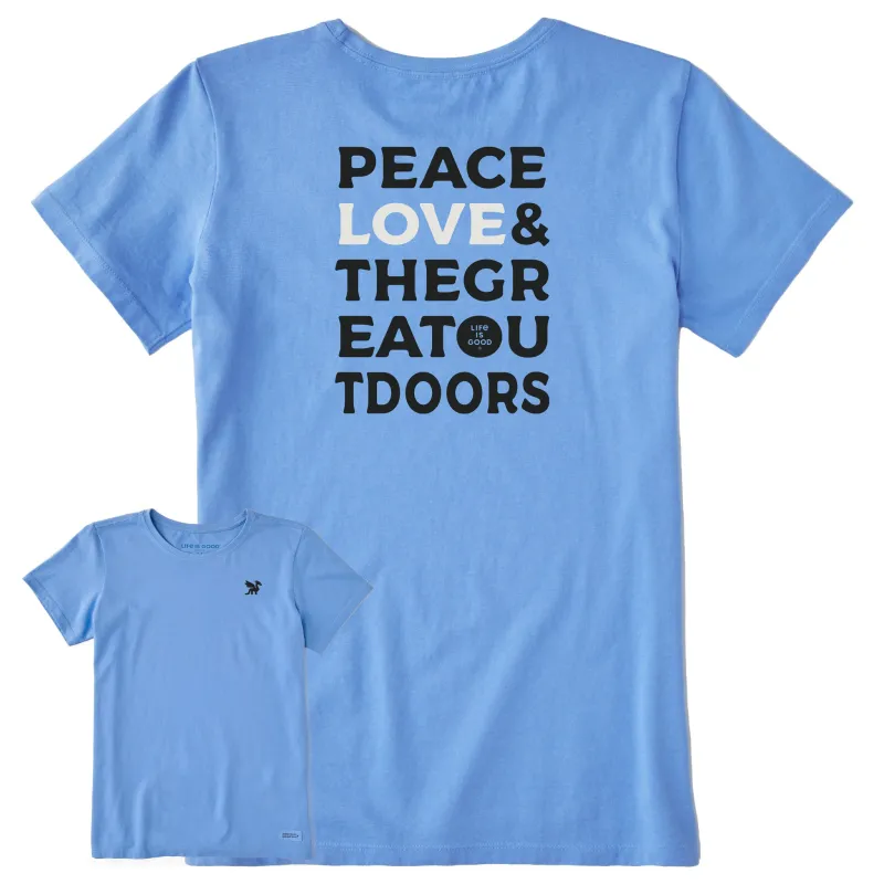 Women's Bert's Love Short Sleeve Crusher Tee sold by Life is Good