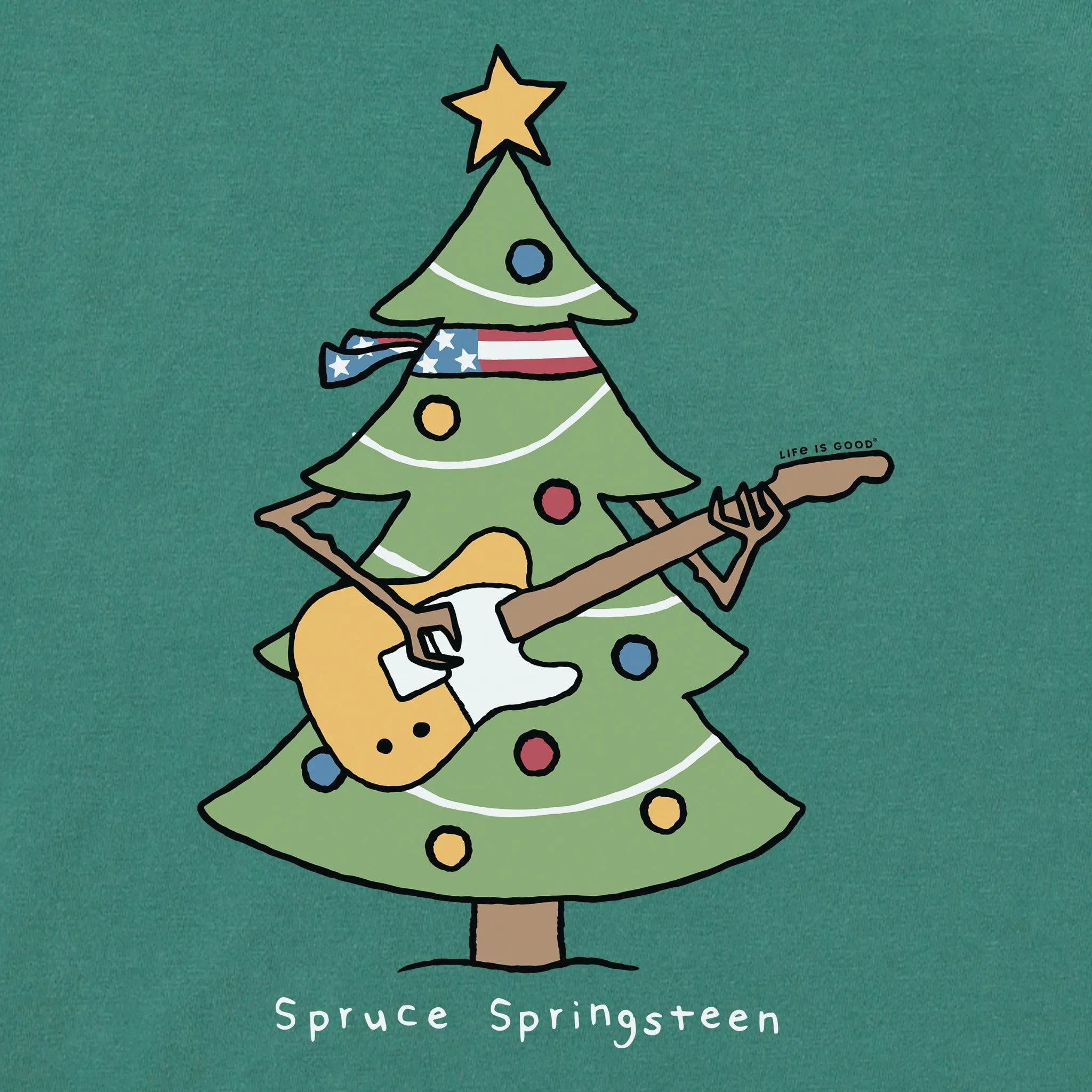 Men's Spruce Springsteen Short Sleeve Crusher Tee sold by Life is Good product image thumbnail 2