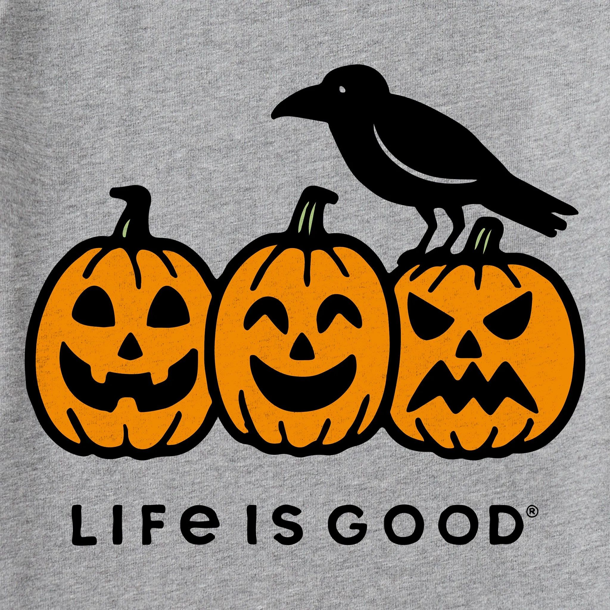 Men's Crow on Pumpkins Short Sleeve Crusher Tee sold by Life is Good product image thumbnail 2