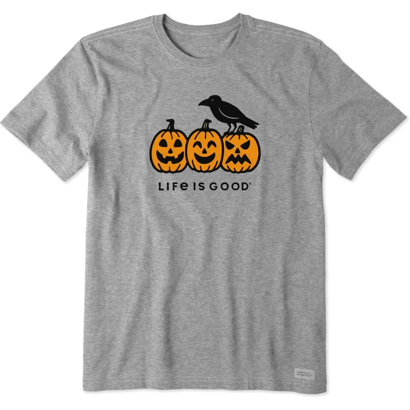 Men's Crow on Pumpkins Short Sleeve Crusher Tee sold by Life is Good