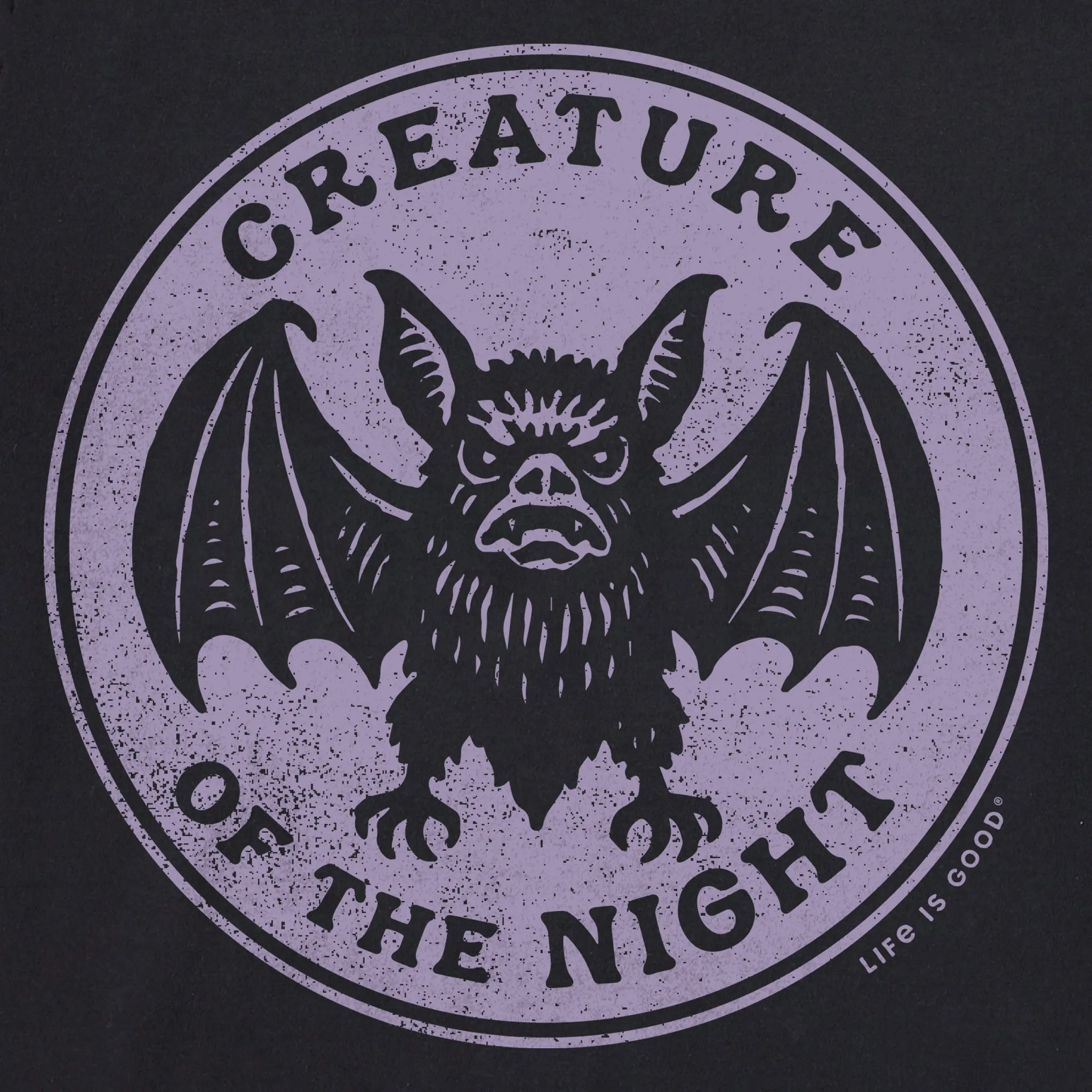 Women's Creature of the Night Short Sleeve Crusher Tee sold by Life is Good product image thumbnail 2