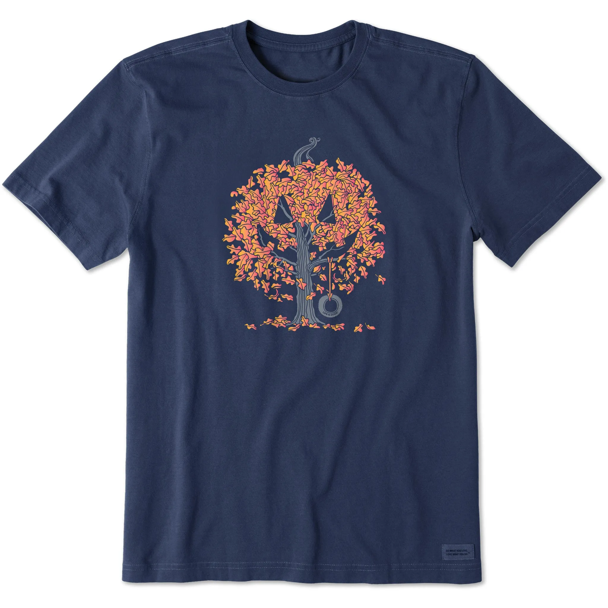 Men's Jack O Lantern Tree Short Sleeve Crusher Tee sold by Life is Good