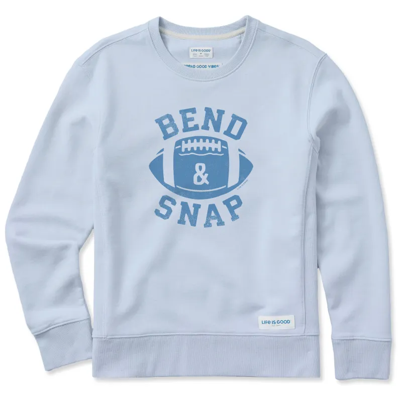 Women's Bend & Snap Simply True Fleece Crew sold by Life is Good