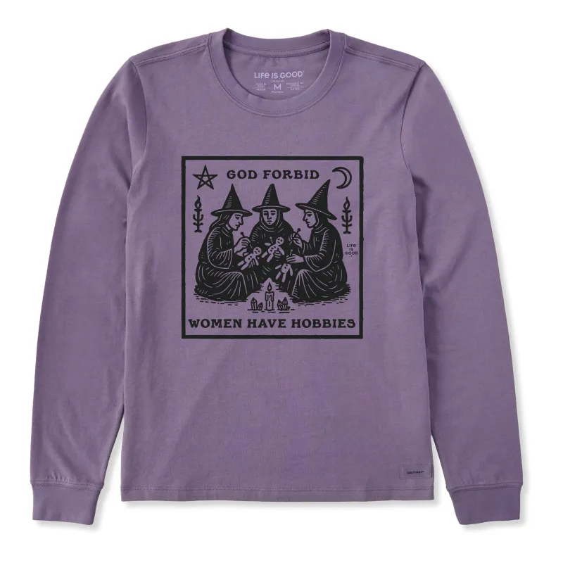 Women's Hobbies Long Sleeve Crusher Tee made by Life is Good