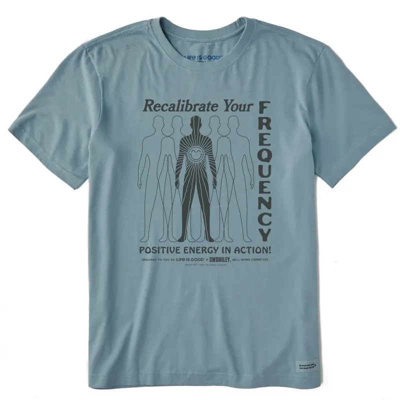 Men's LIG x S.W.Smiley Recalibrate Short Sleeve Crusher Tee sold by Life is Good