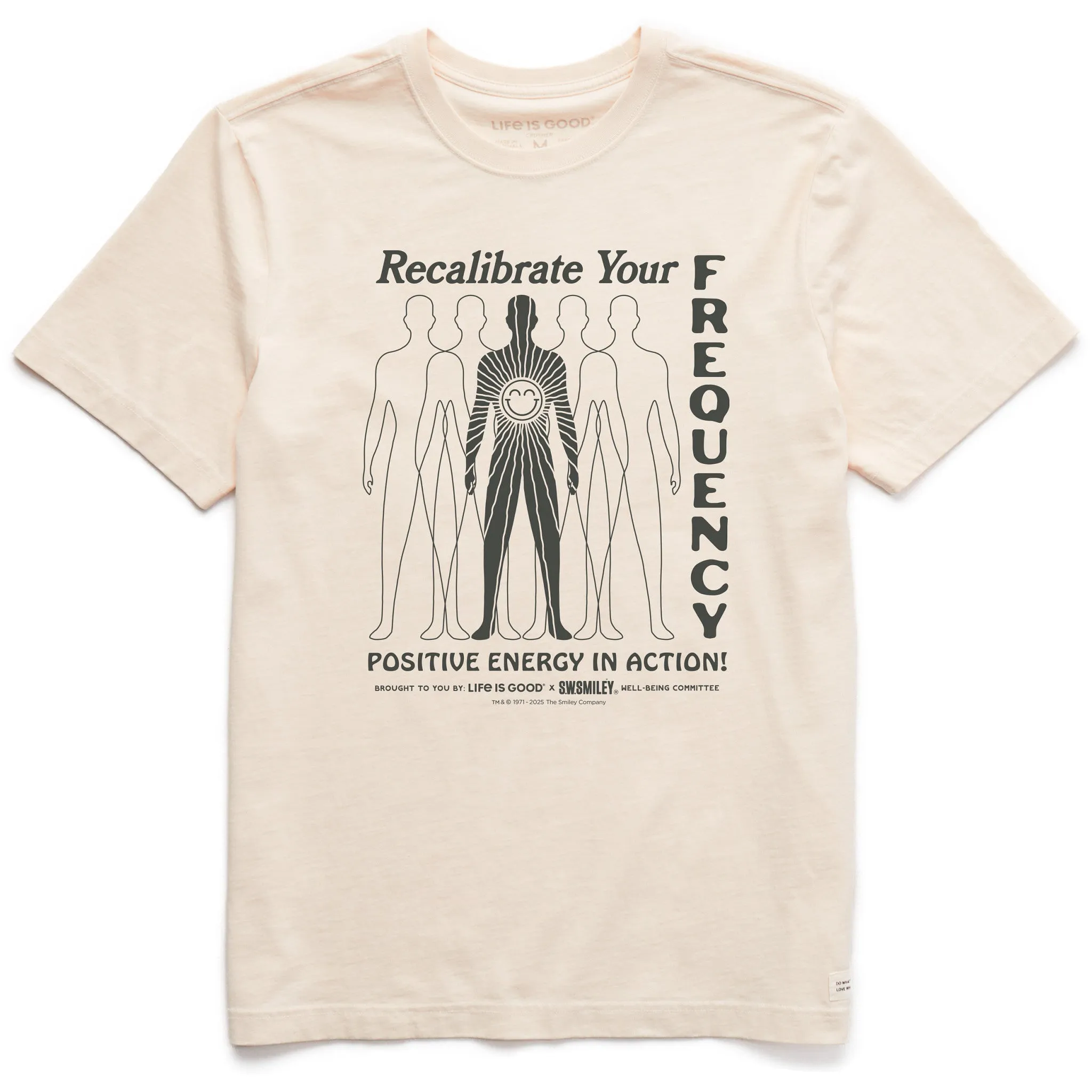 Men's LIG x S.W.Smiley Recalibrate Short Sleeve Crusher Tee sold by Life is Good product image thumbnail 3