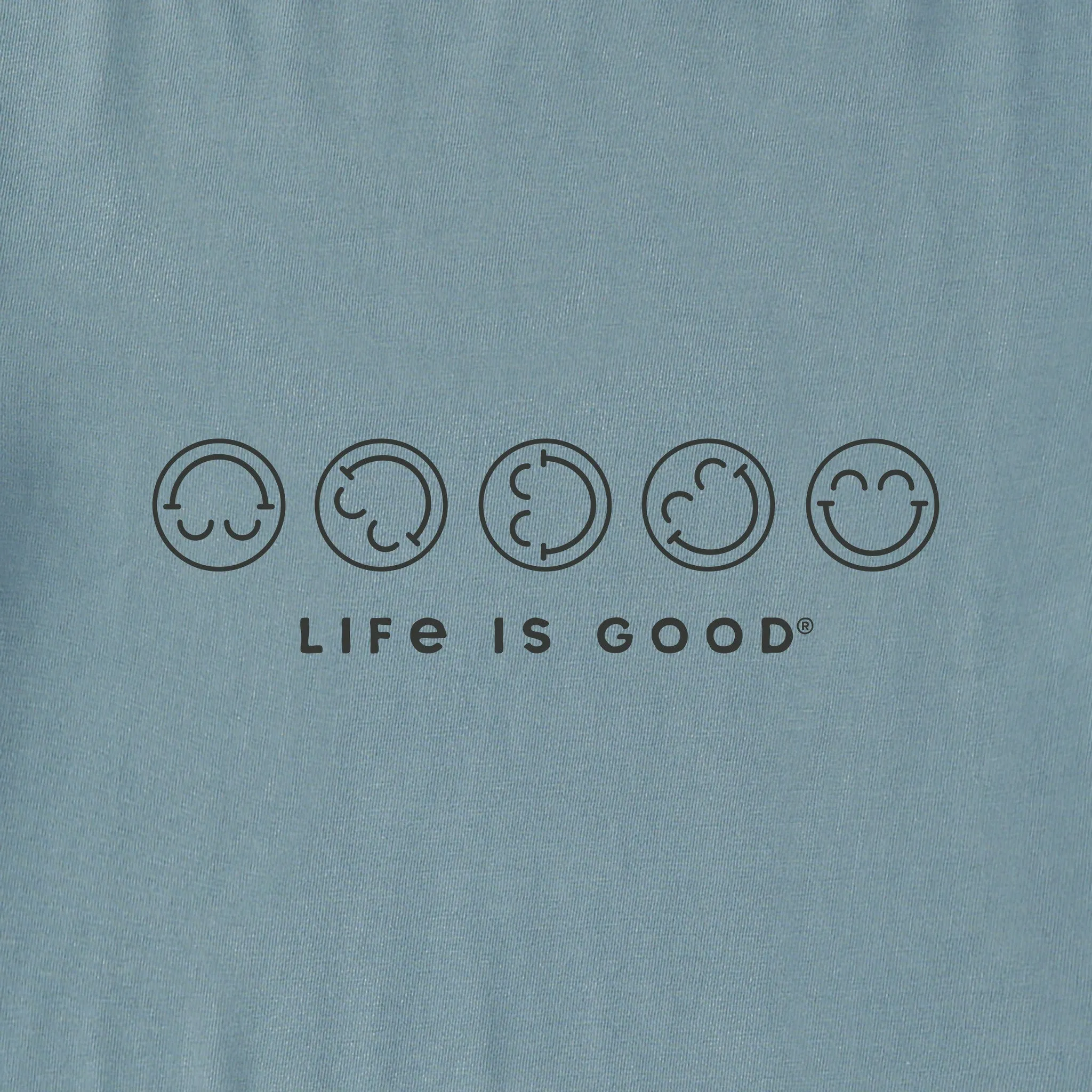 Men's LIG x S.W.Smiley Learn Something New! Short Sleeve Crusher Tee sold by Life is Good product image thumbnail 3