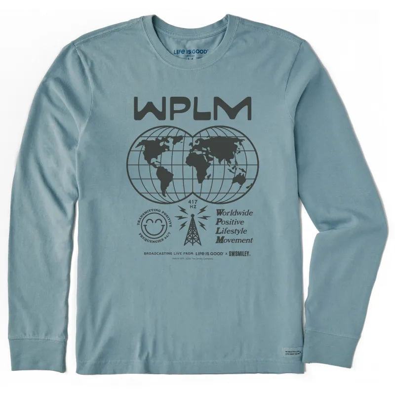 Men's LIG x S.W.Smiley WPLM Long Sleeve Crusher Tee made by Life is Good