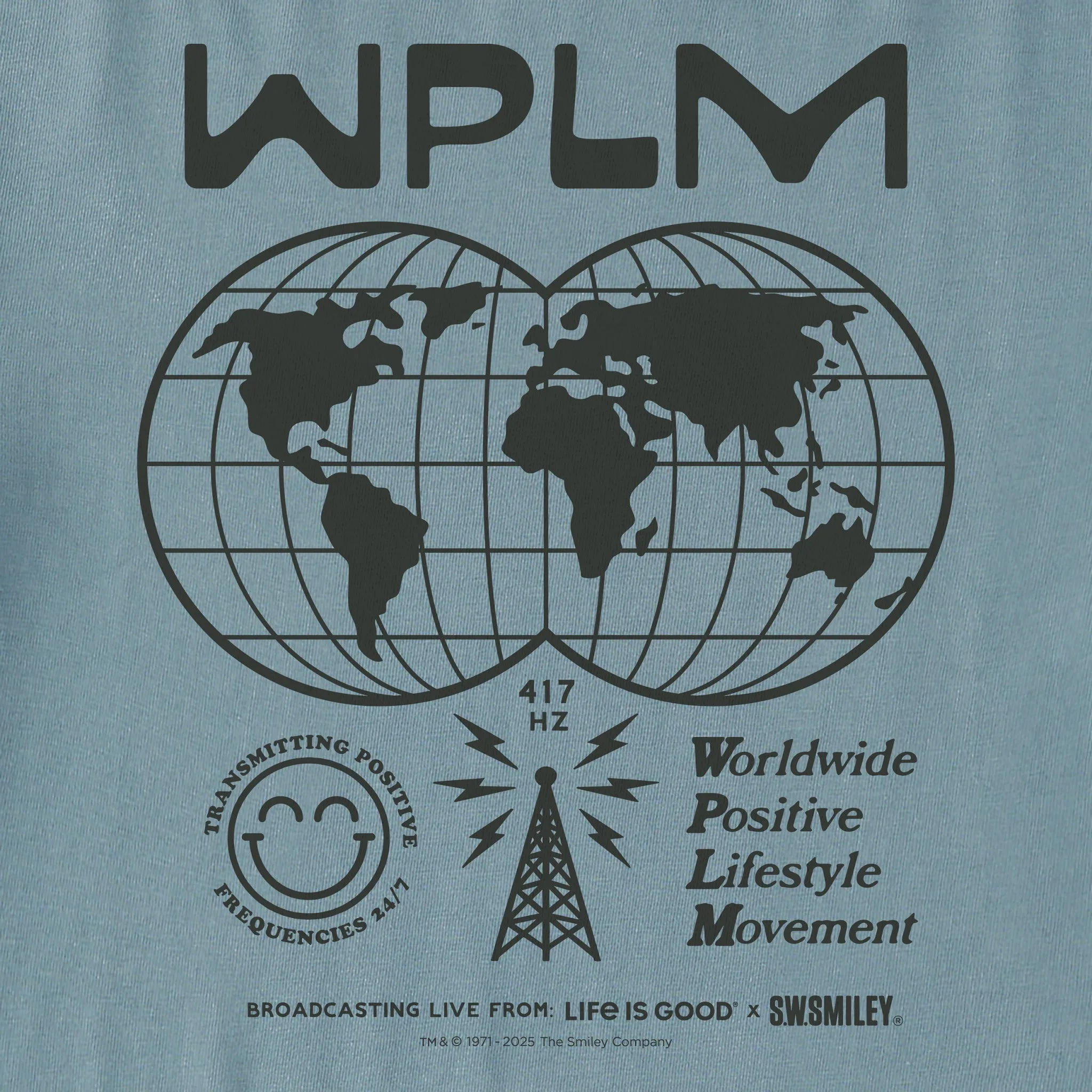 Men's LIG x S.W.Smiley WPLM Long Sleeve Crusher Tee sold by Life is Good product image thumbnail 2