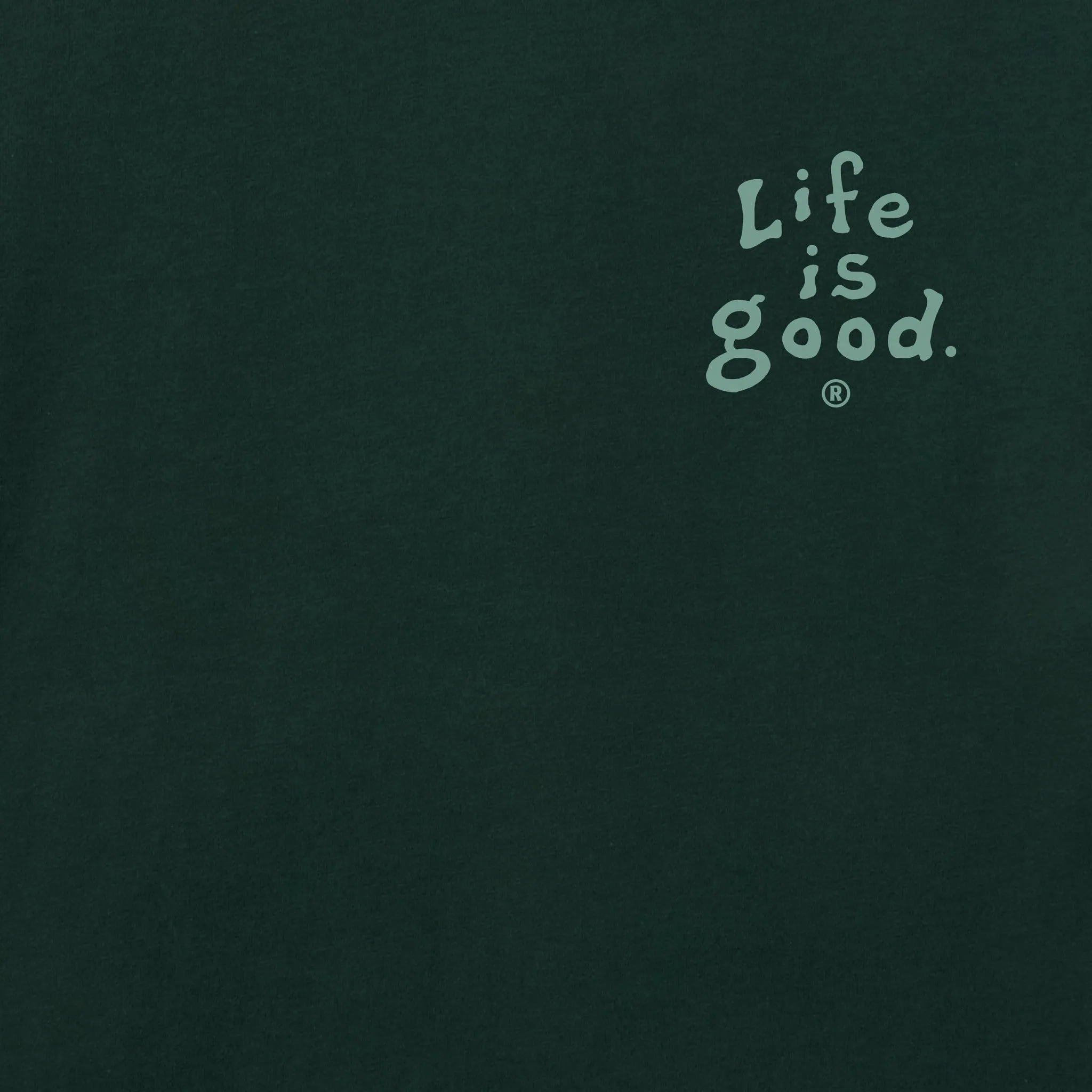 Men's LIG Vintage Stack Good Vibes Fleece Zip Hoodie sold by Life is Good product image thumbnail 2