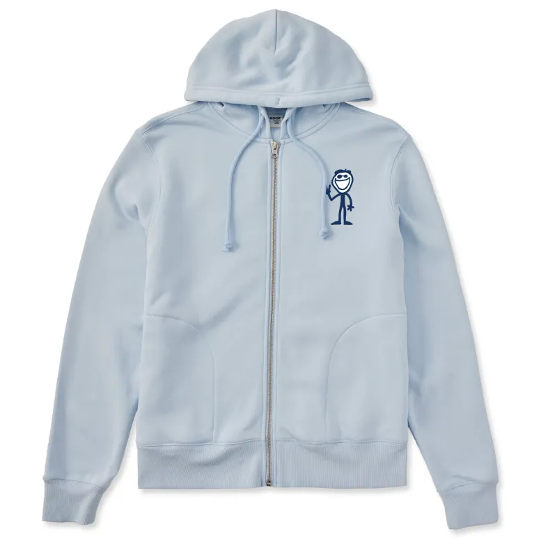 Women's Jake Peace Sign Good Vibes Fleece Zip Hoodie sold by Life is Good
