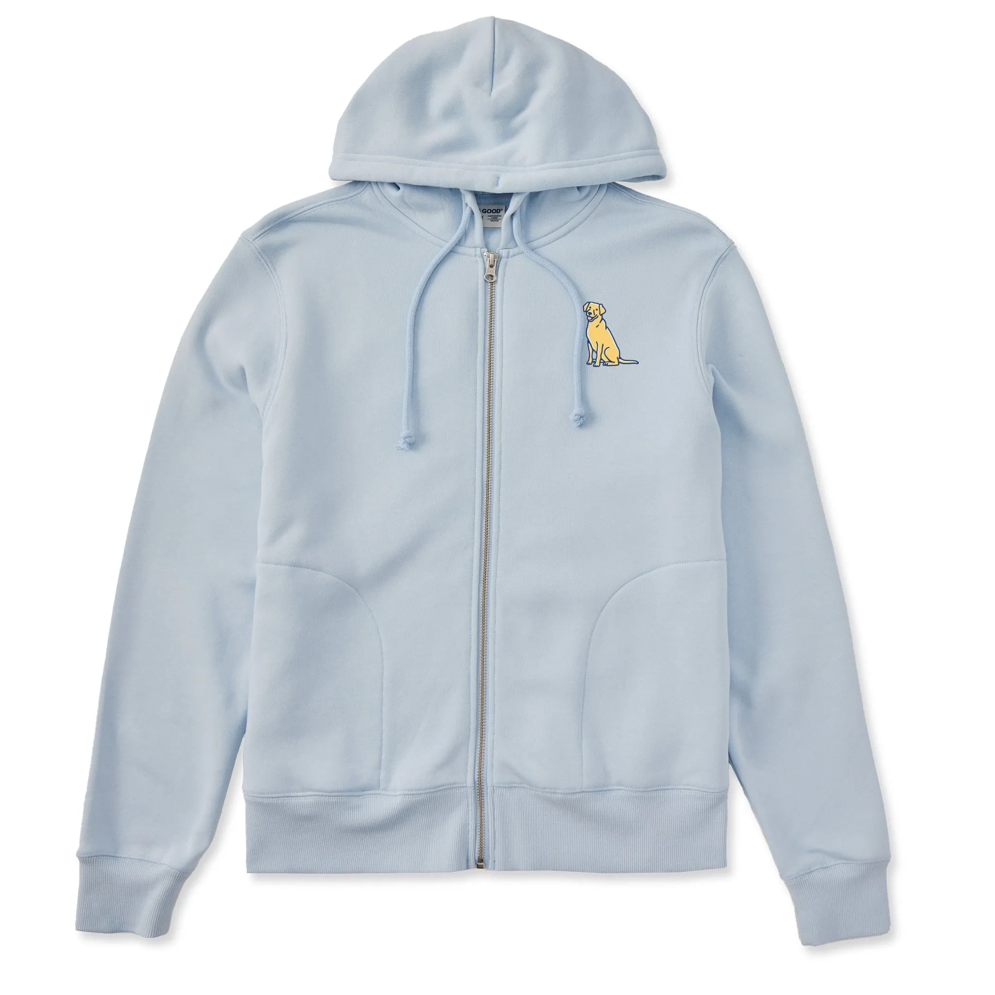Women's Labrador LC Good Vibes Fleece Zip Hoodie sold by Life is Good