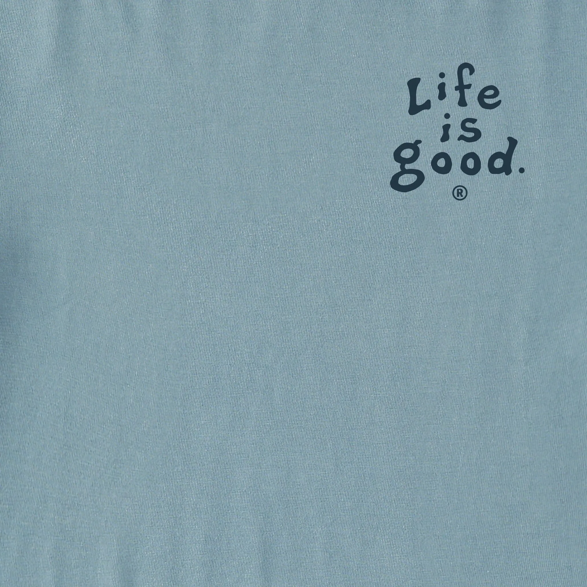 Women's LIG Vintage Stack Good Vibes Fleece Zip Hoodie sold by Life is Good product image thumbnail 2