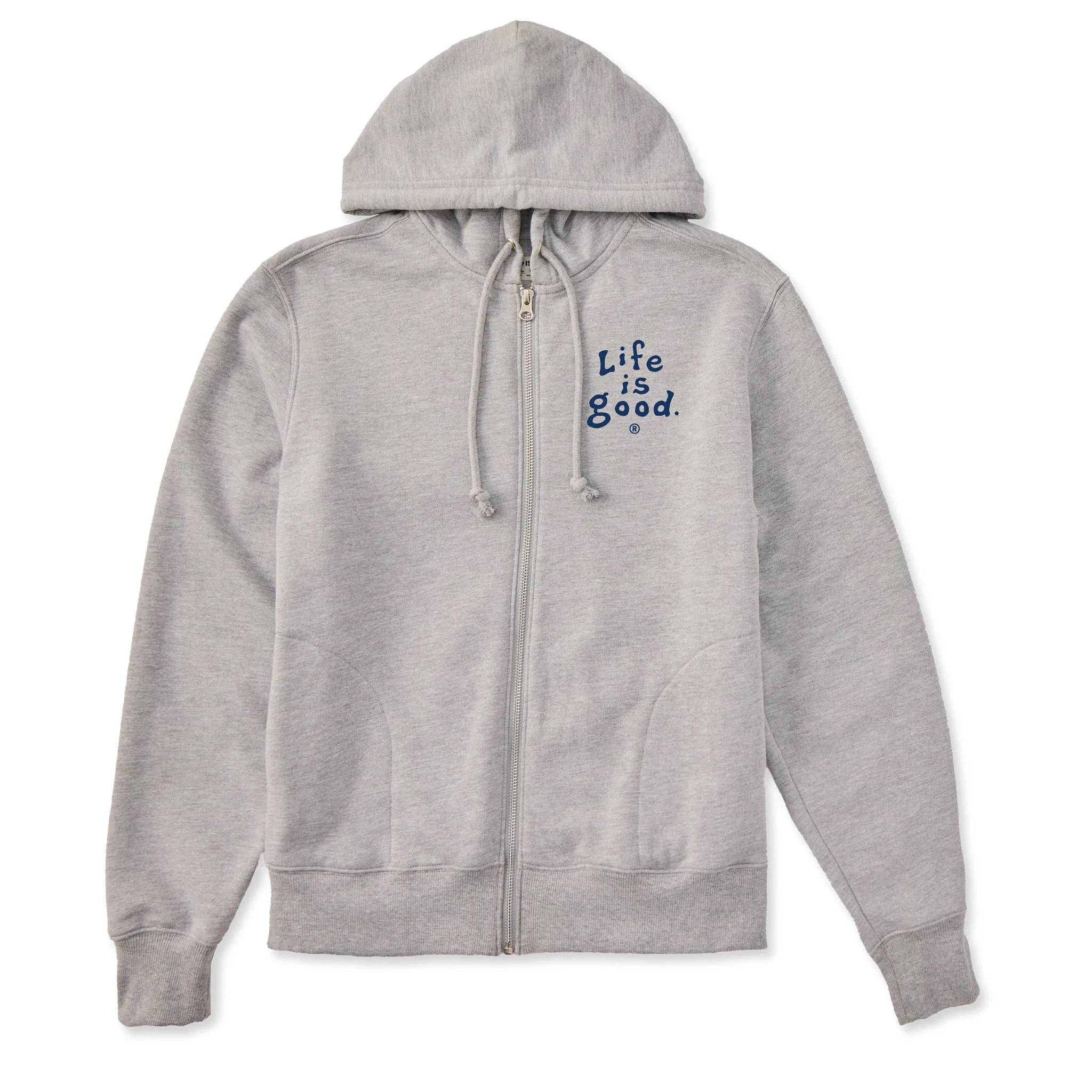 Women's LIG Vintage Stack Good Vibes Fleece Zip Hoodie sold by Life is Good product image thumbnail 3