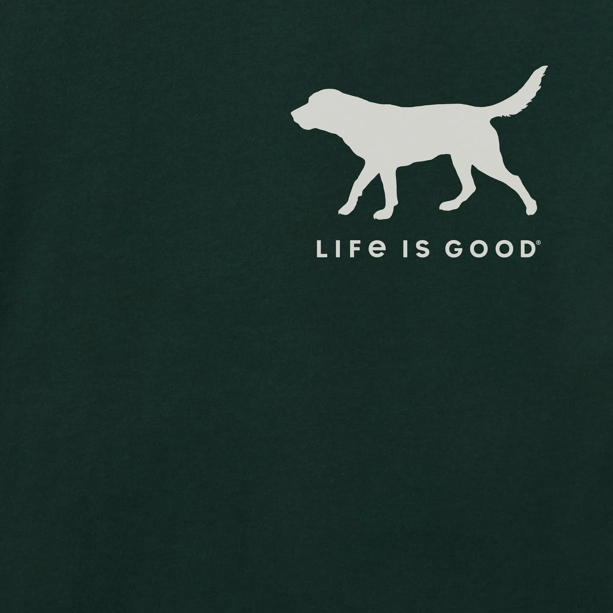 Men's Dog Walking Good Vibes Fleece Zip Hoodie sold by Life is Good product image thumbnail 2