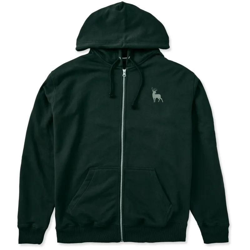 Men's Bert's Buck Good Vibes Fleece Zip Hoodie sold by Life is Good