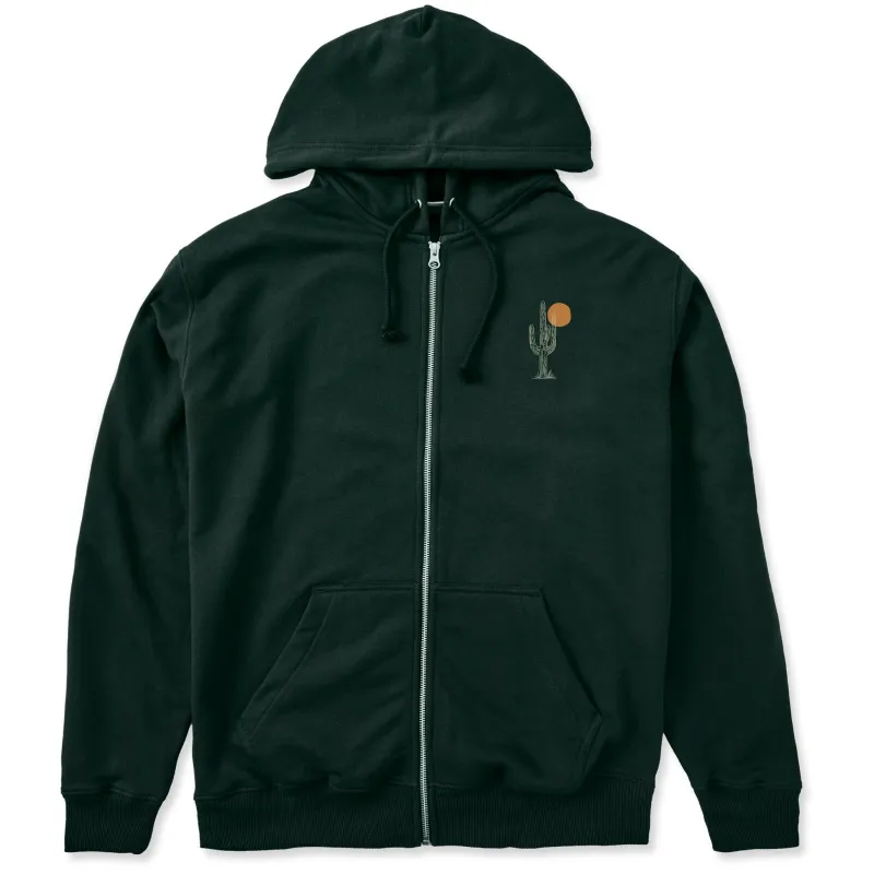 Men's Mini Cactus Good Vibes Fleece Zip Hoodie sold by Life is Good