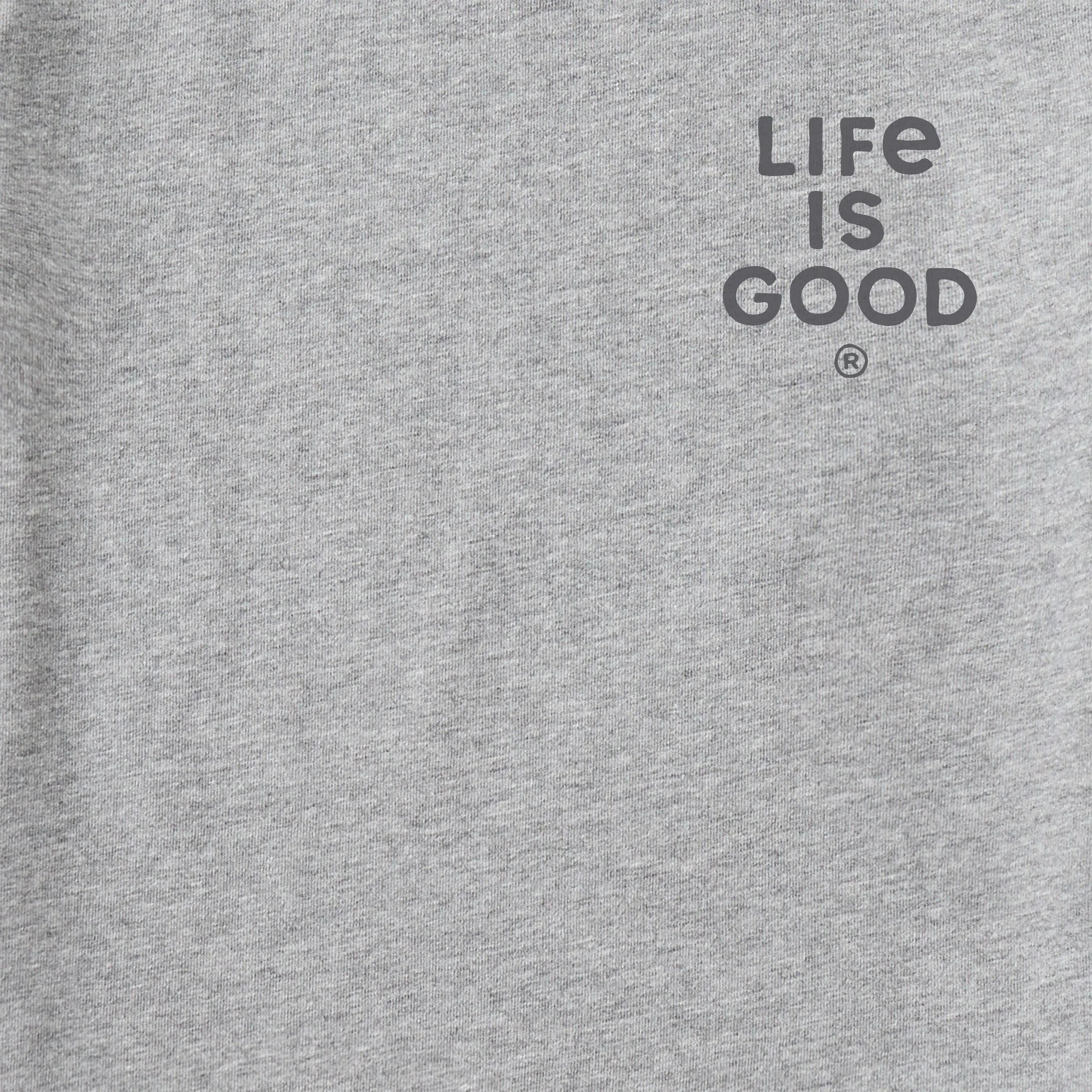 Women's Bert's Stacked LIG Good Vibes Fleece Zip Hoodie sold by Life is Good product image thumbnail 4